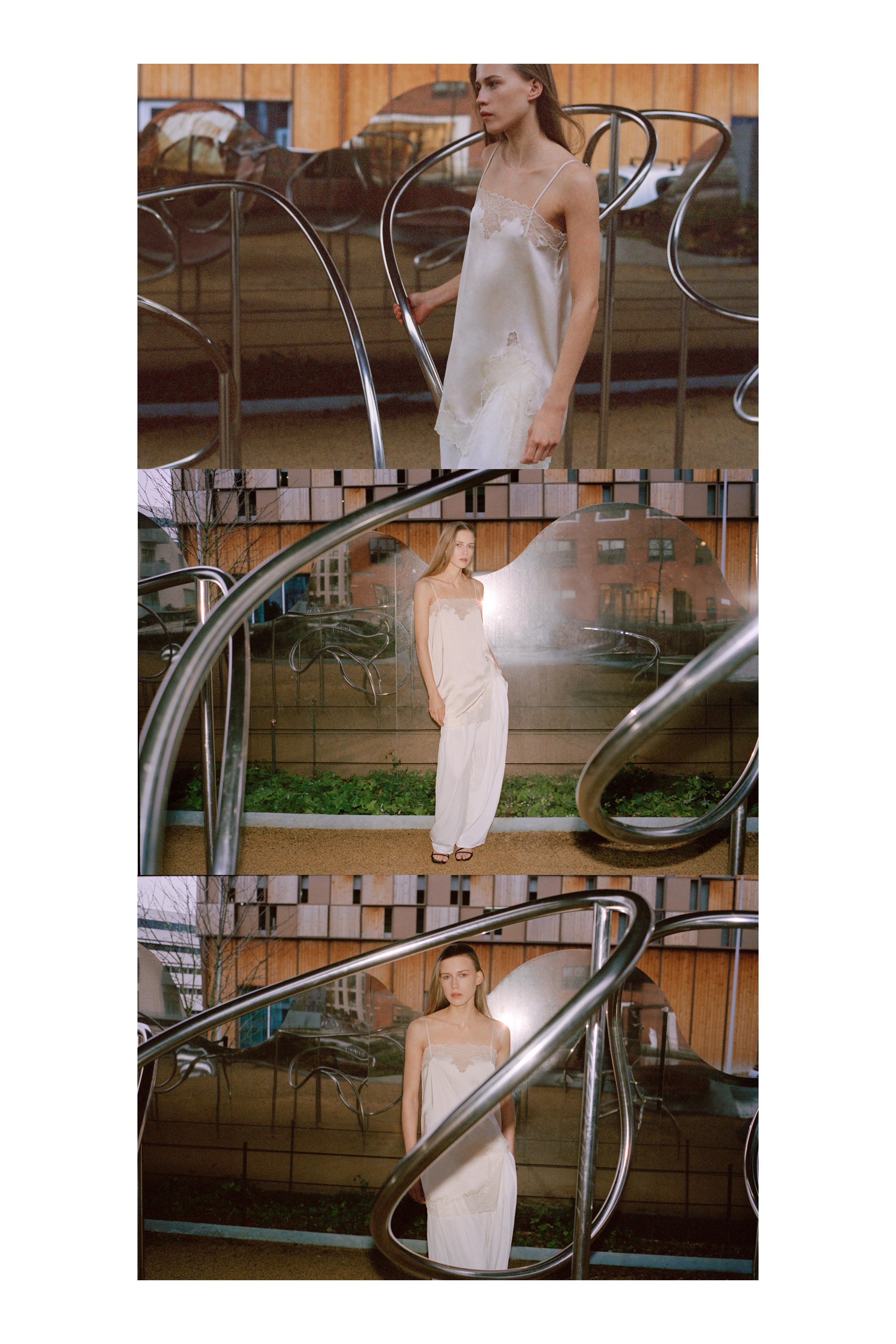 İnce askılı dantelli top - Görsel 27