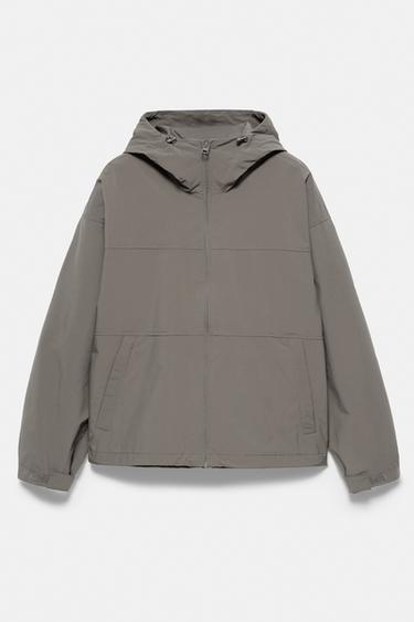 Lightweight hooded raincoat — Anthracite grey 7