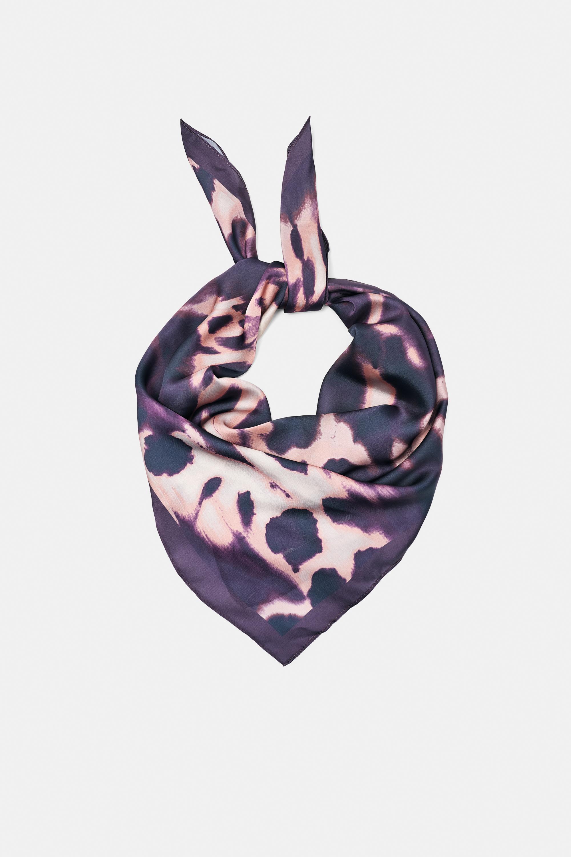 Printed bandana — Lilac