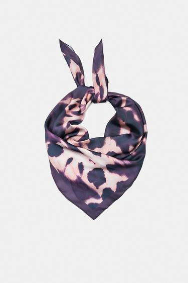 Printed bandana — Lilac 1