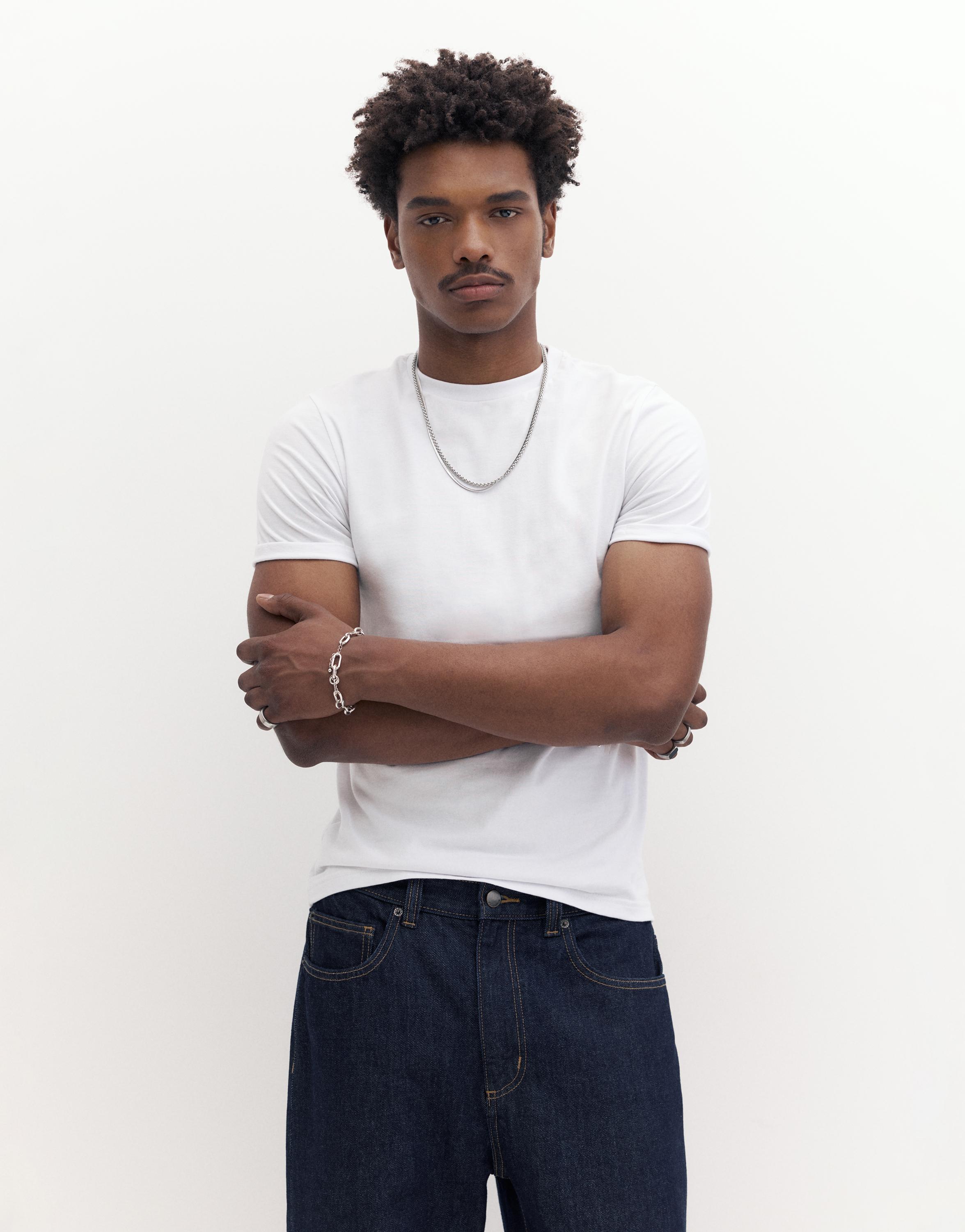 Muscle fit T-shirt — White