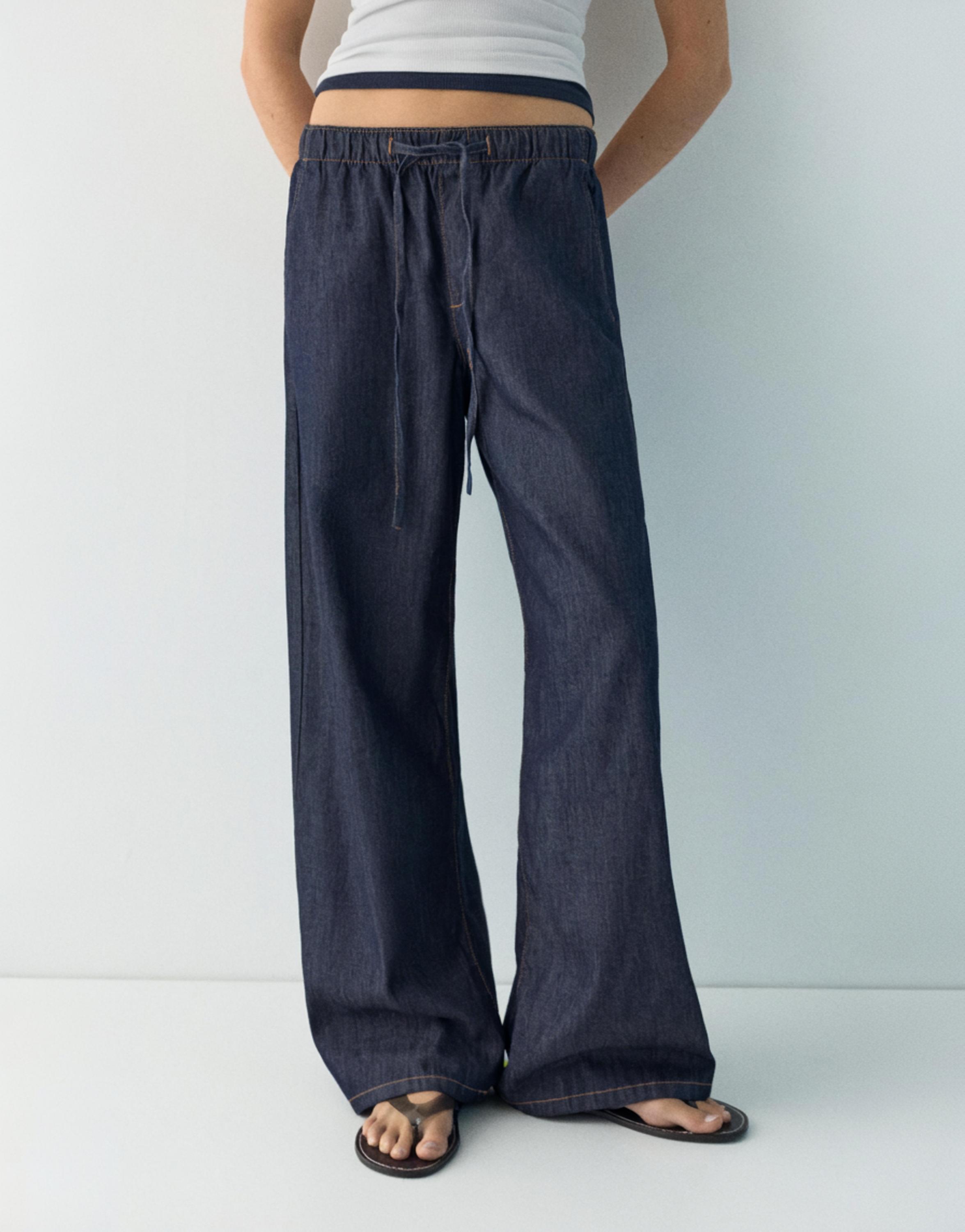 Düşük bel jogger jean - Görsel 59