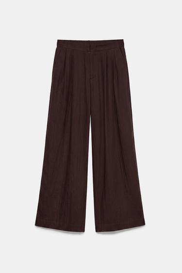 Darted smart trousers — Brown 7