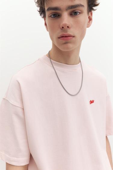 STWD logo boxy T-shirt — Pink 3