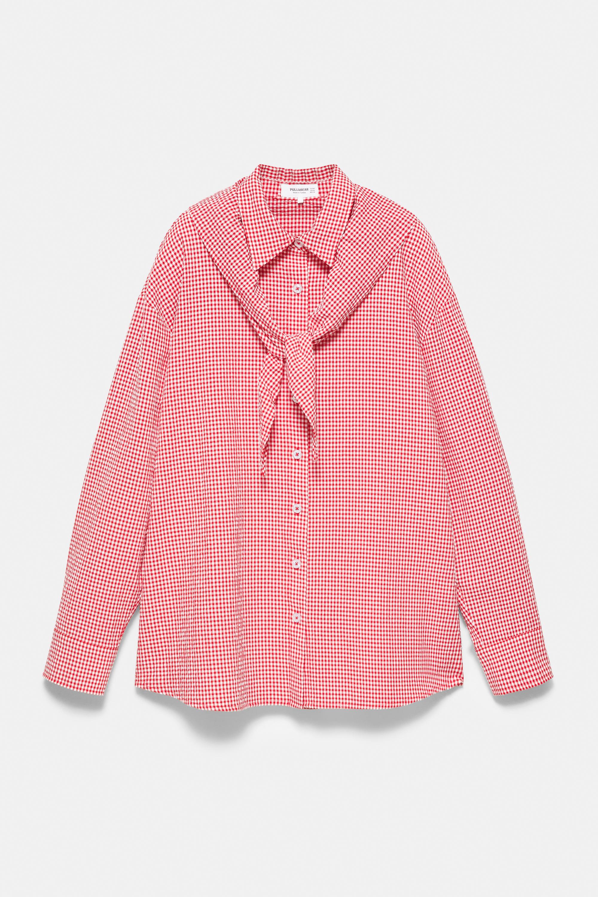 Pötikareli bandana gömlek - Görsel 2