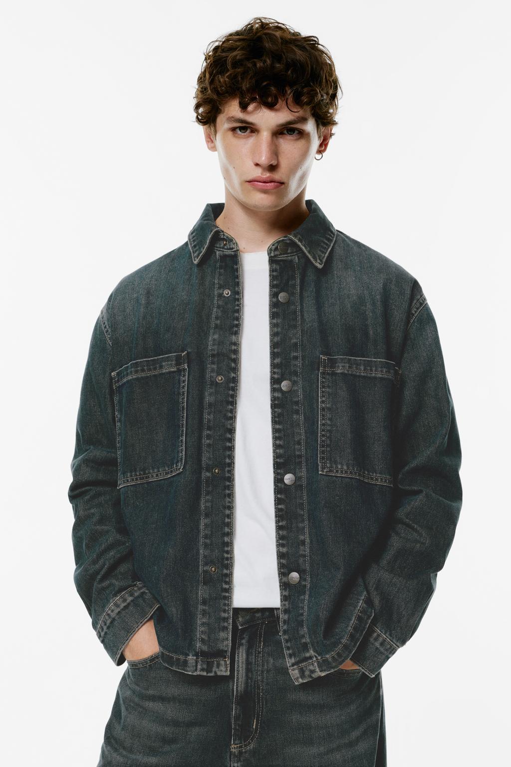 Camisa denim PULL&BEAR - Main Image