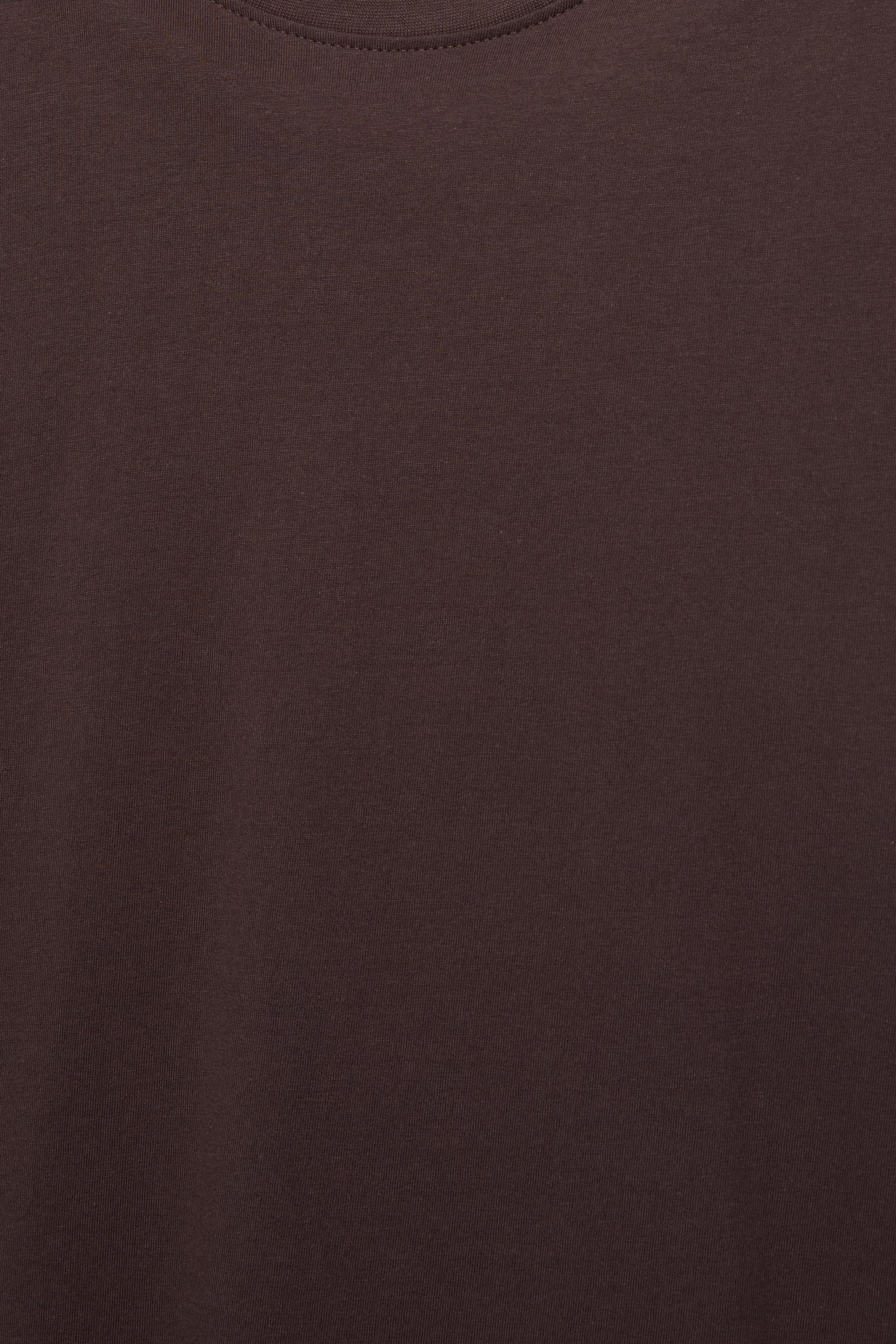 Basic kısa kollu pamuklu tişört - Görsel 130