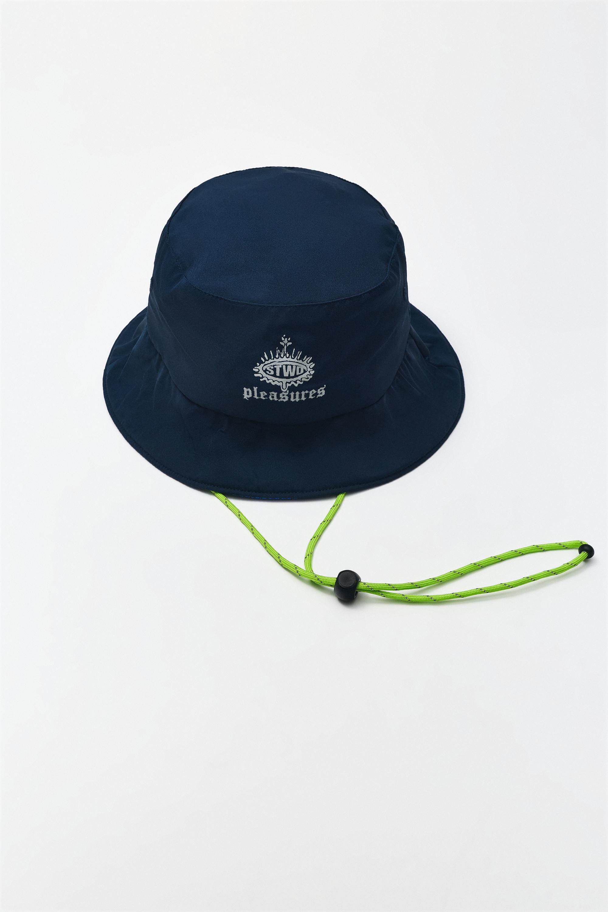 Pleasures x STWD bucket hat — Navy