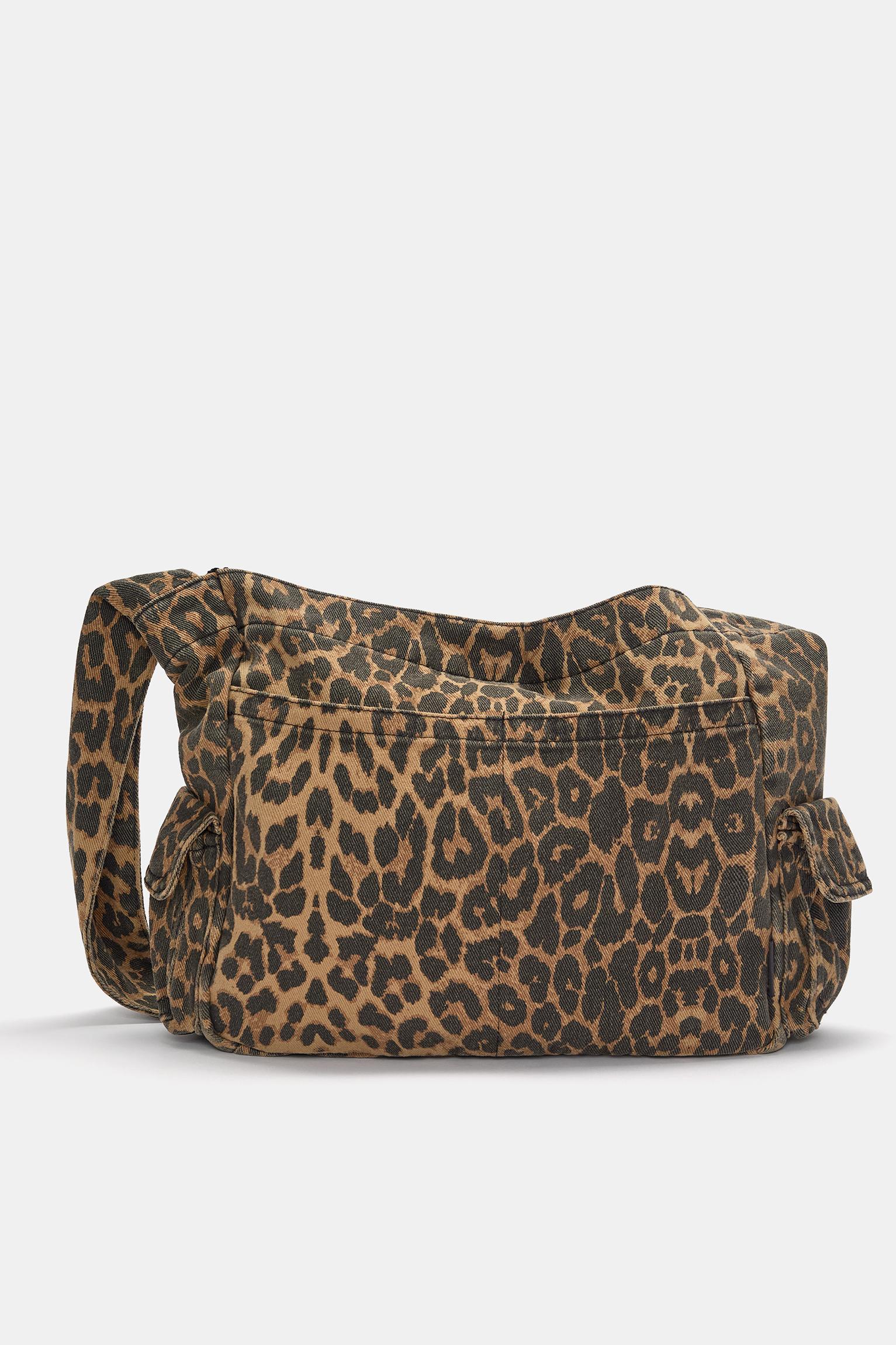 Leopar desenli tote çanta_4