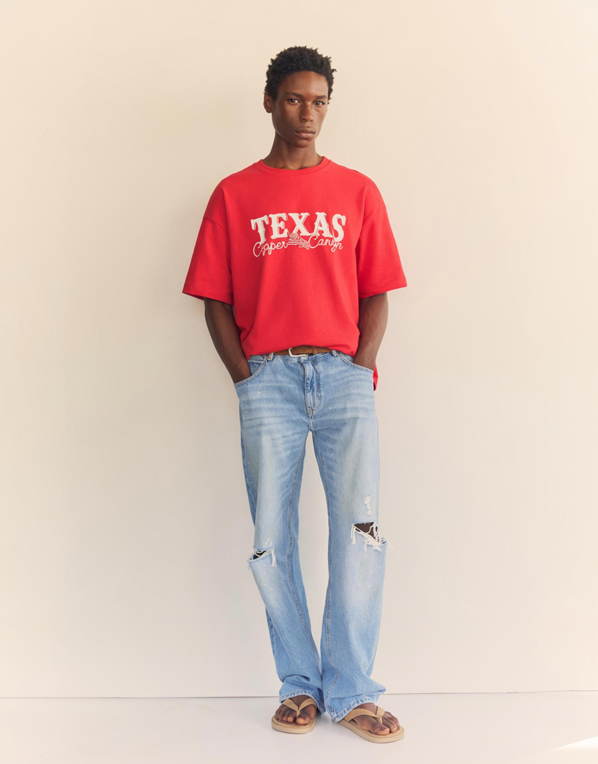 Texas T-shirt — Red