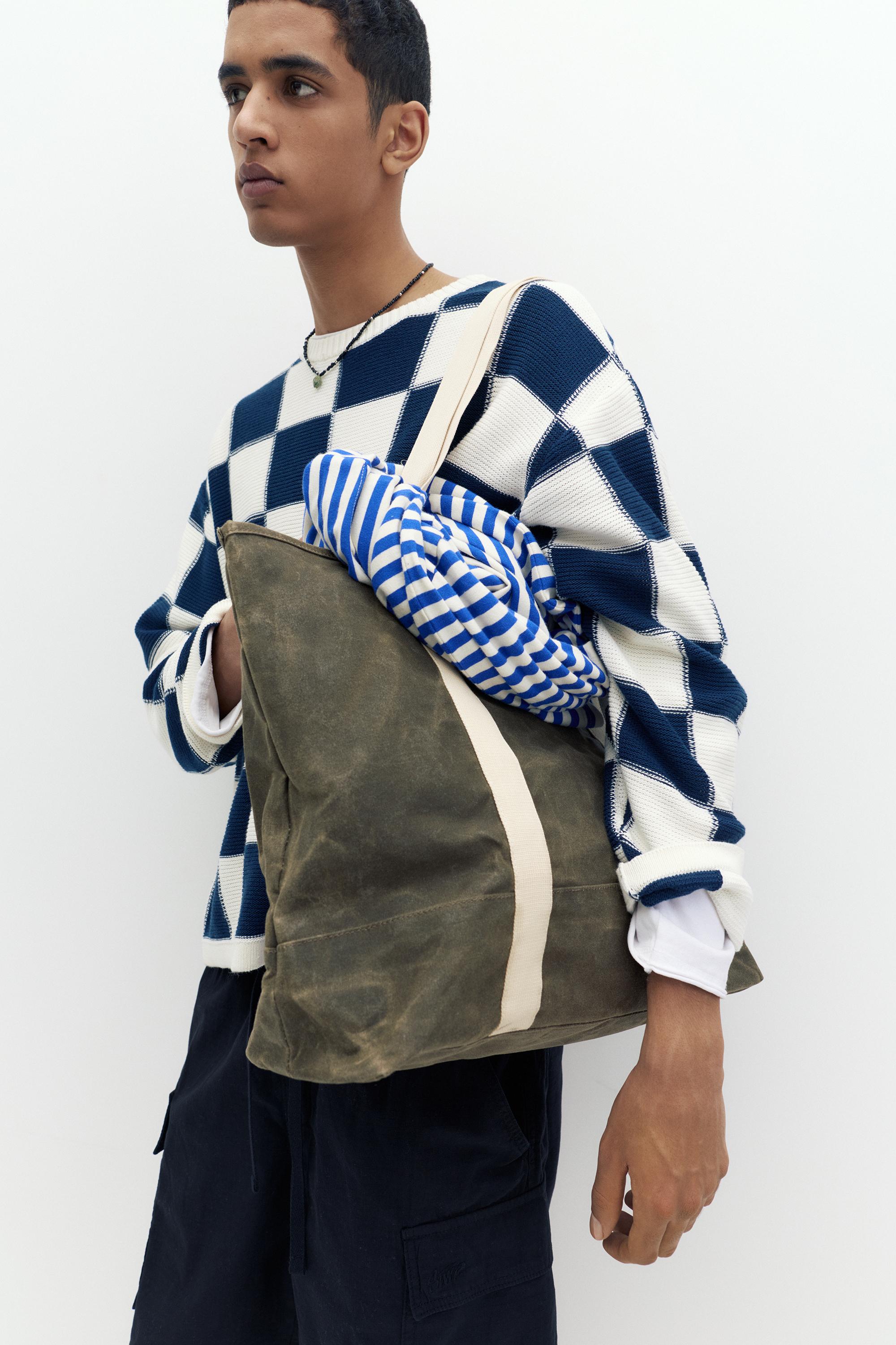 STWD eskitme görünümlü tote çanta - Görsel 56