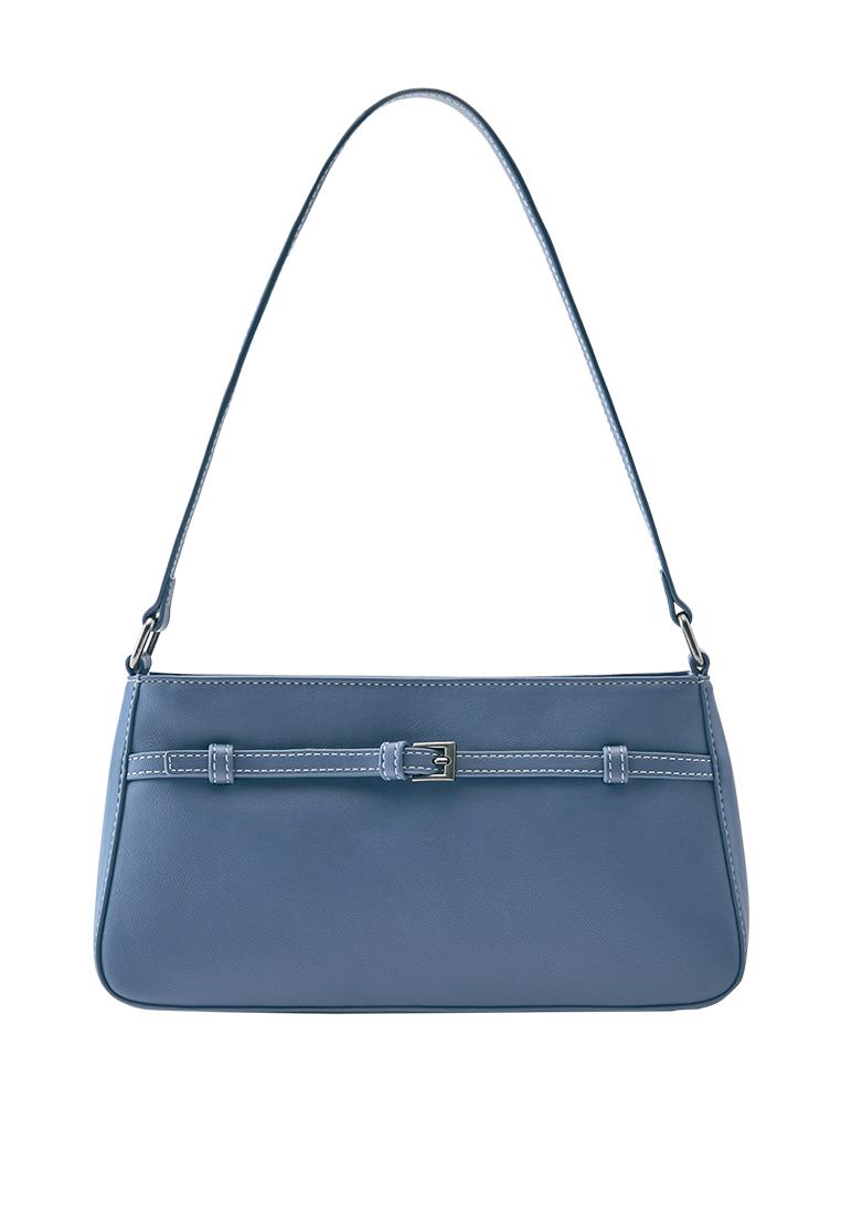 Buckle shoulder bag — Blue