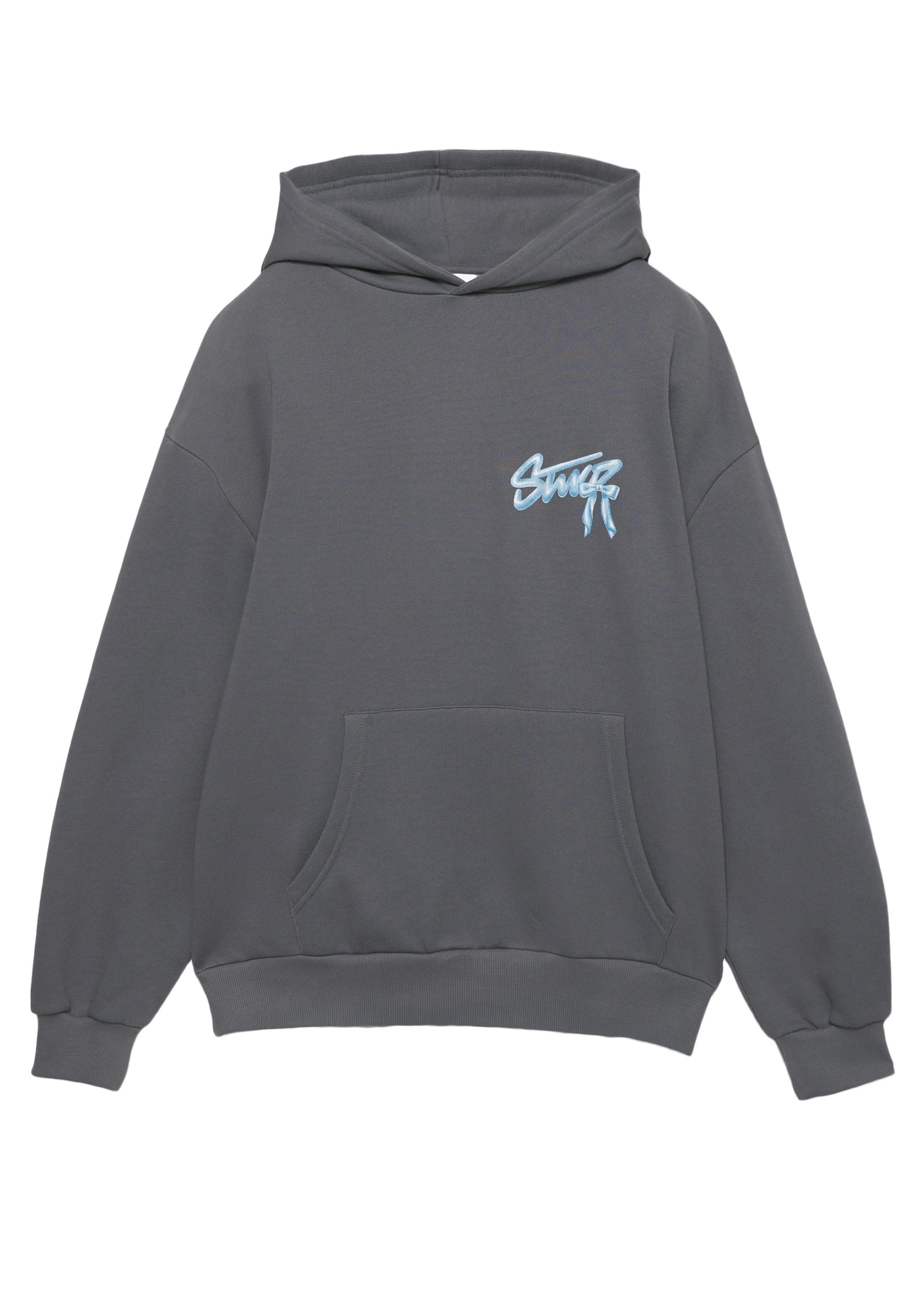 STWD bow hoodie — Anthracite grey