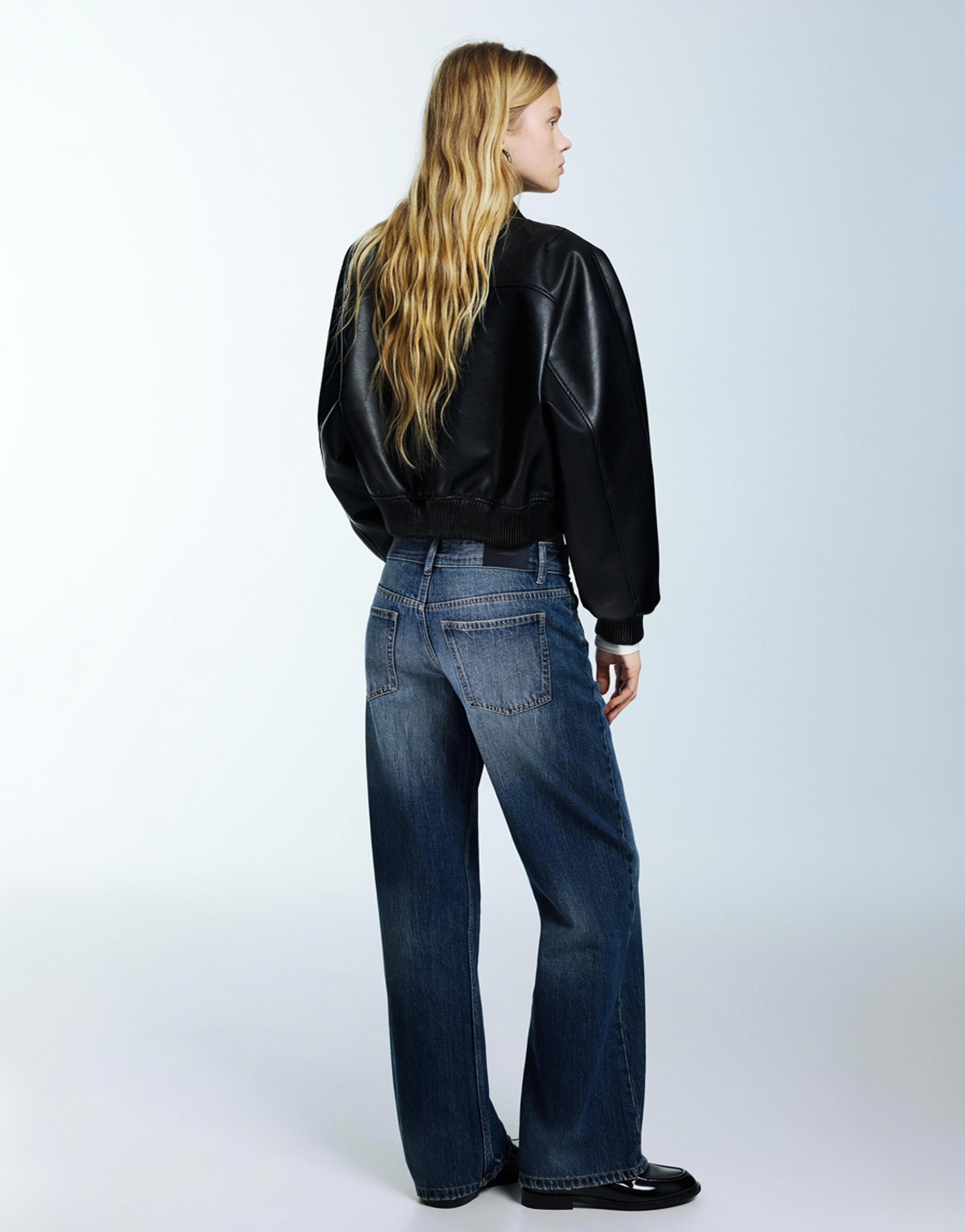 Düşük bel straight fit jean - Görsel 104