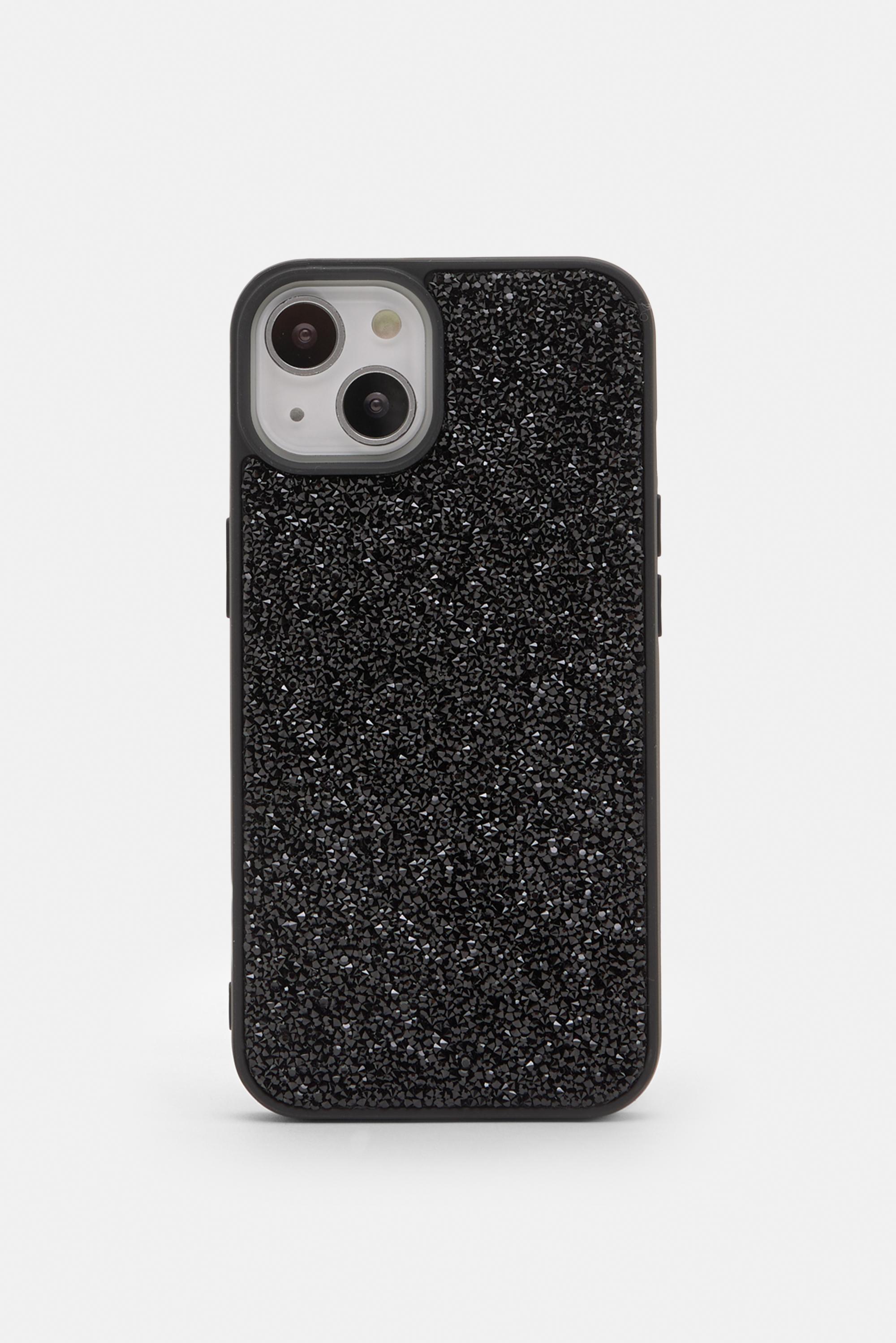 Shimmery iPhone case — Black