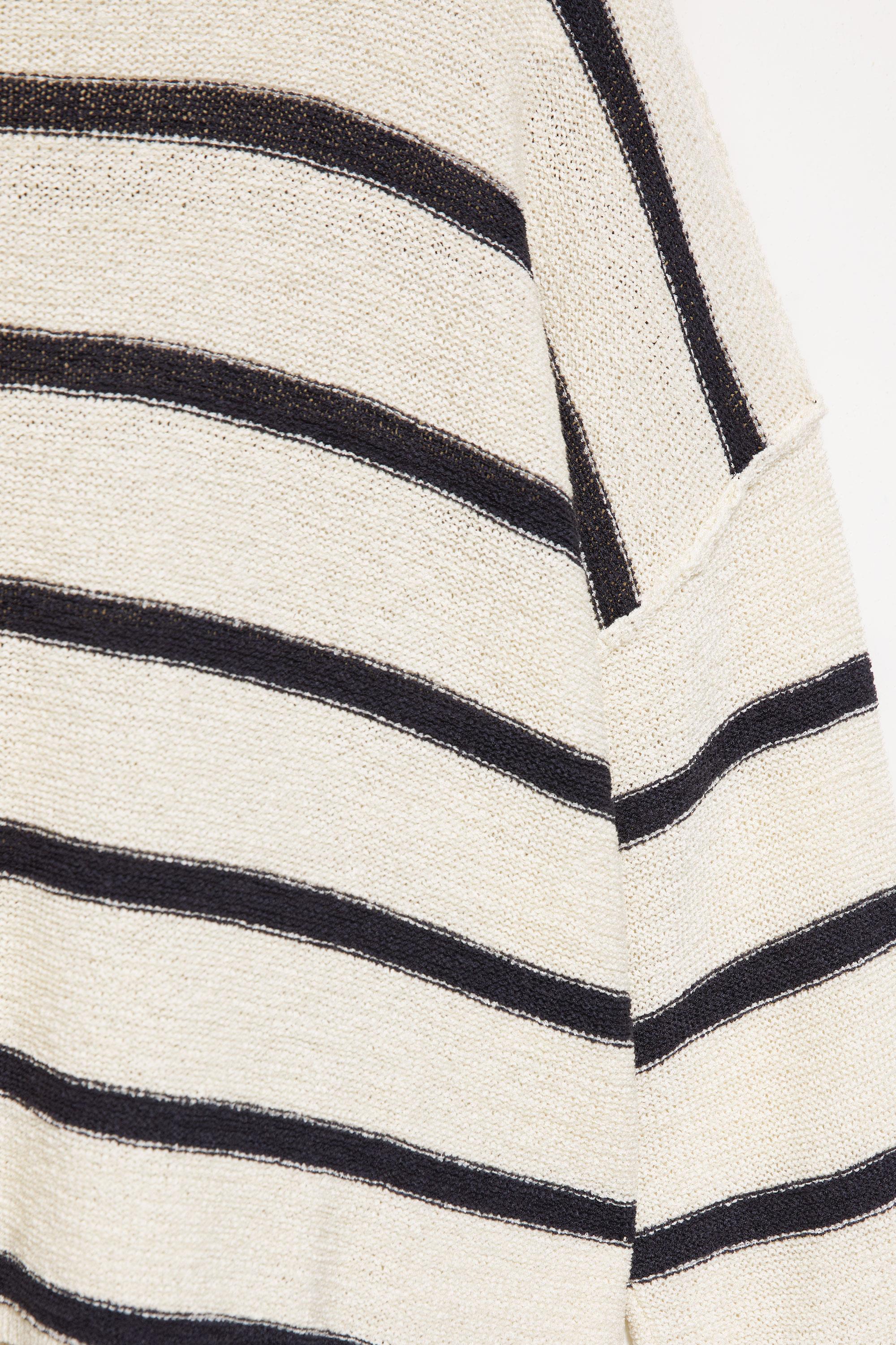 Asimetrik ince örgü kazak - Görsel 20