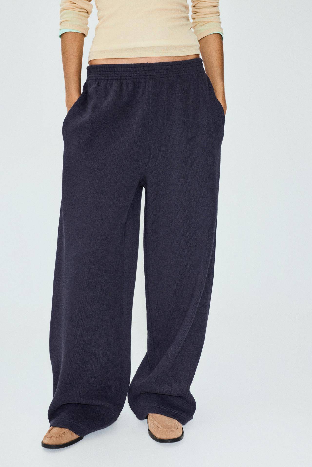 Heavyweight jogger trousers — Navy