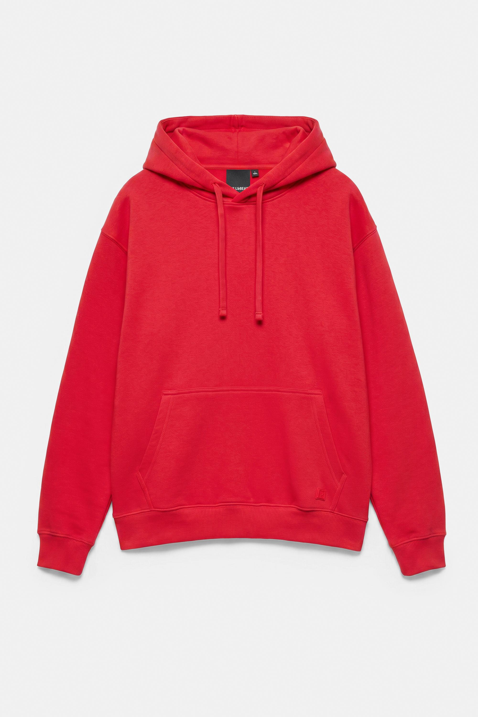 Basic hoodie — Red