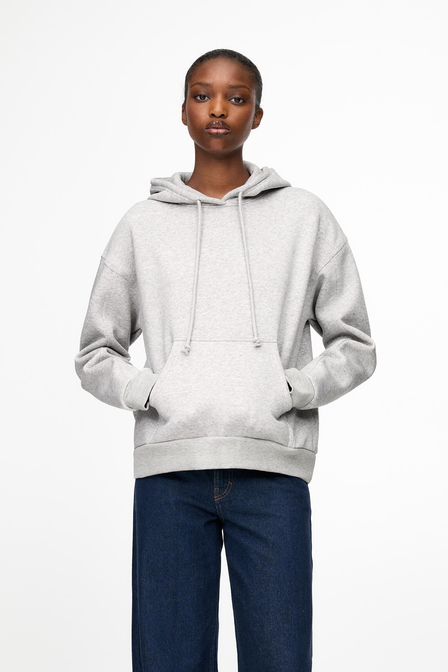 Kapüşonlu basic sweatshirt_7