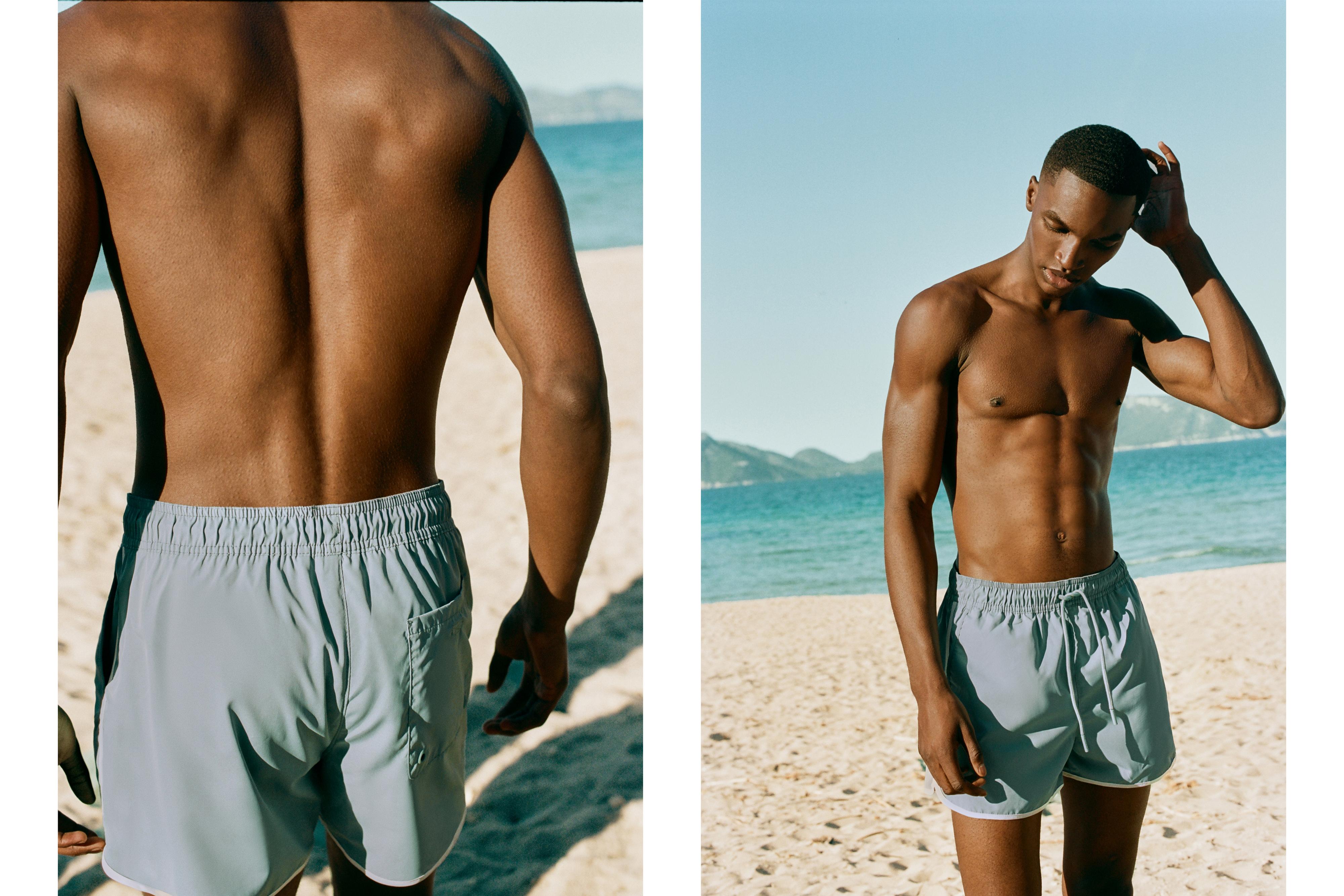 STWD board shorts — Aquamarine
