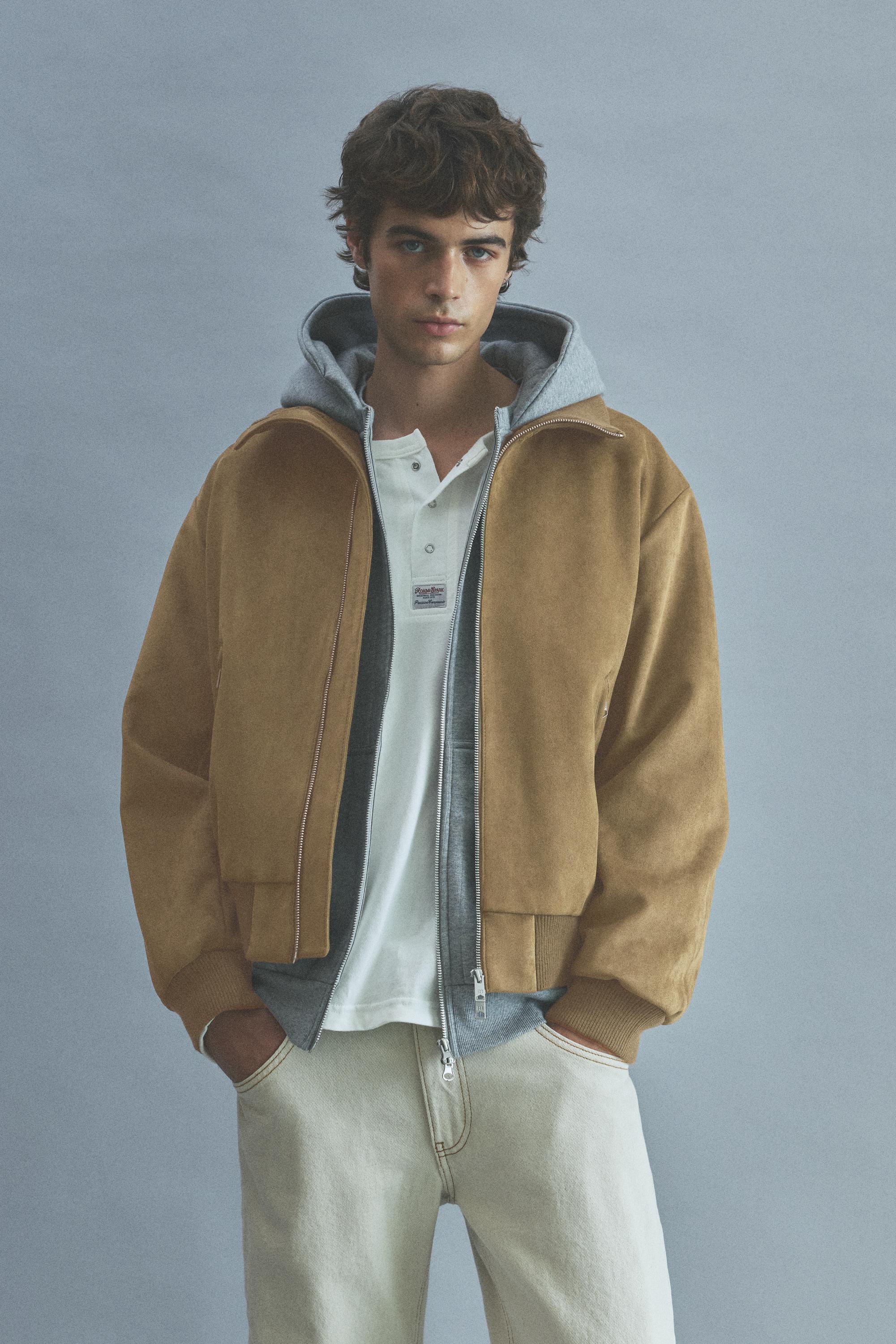 Chaqueta bomber efecto ante