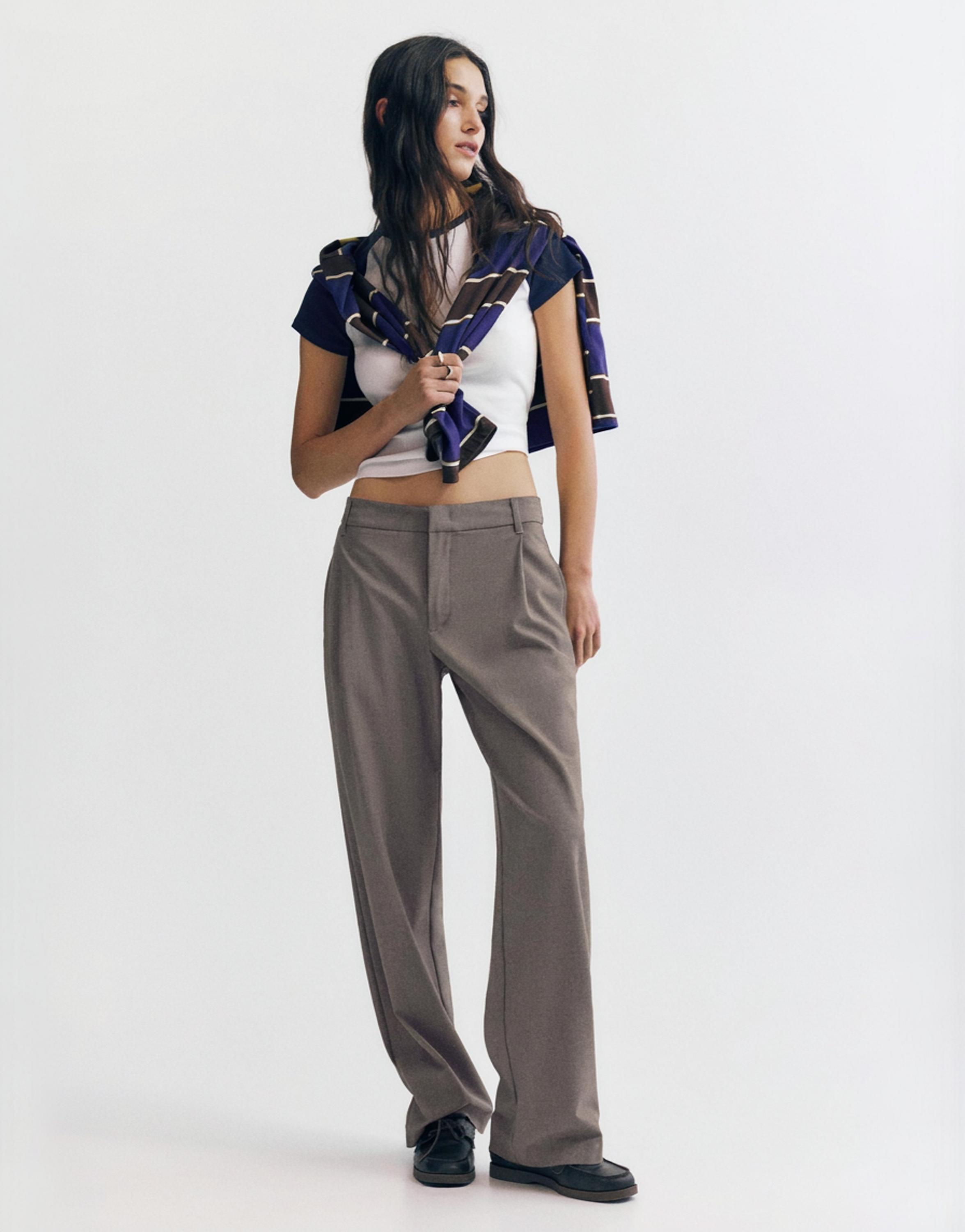 Pensli kumaş pantolon - Görsel 27