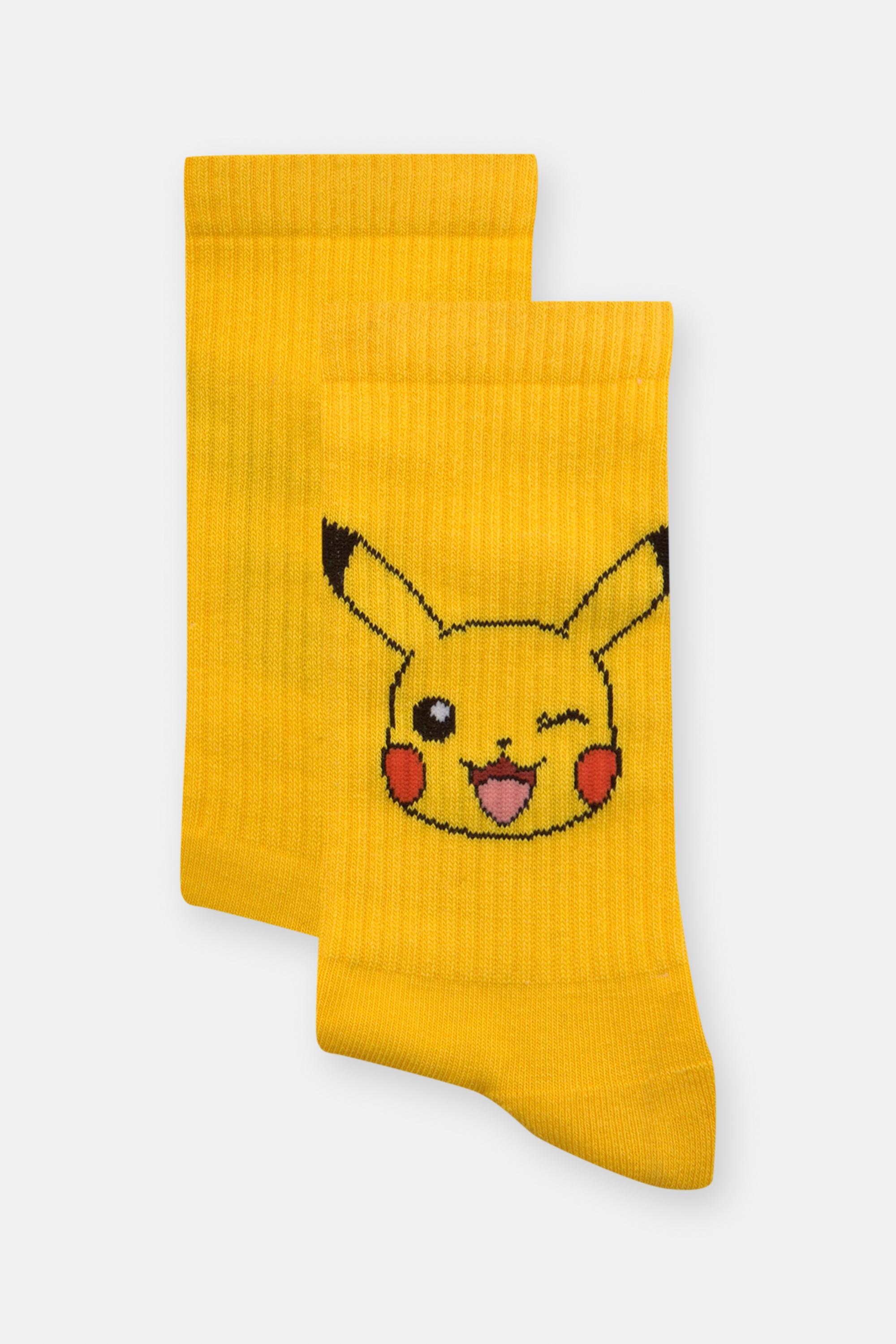 Pokémon Pikachu Socks — Yellow