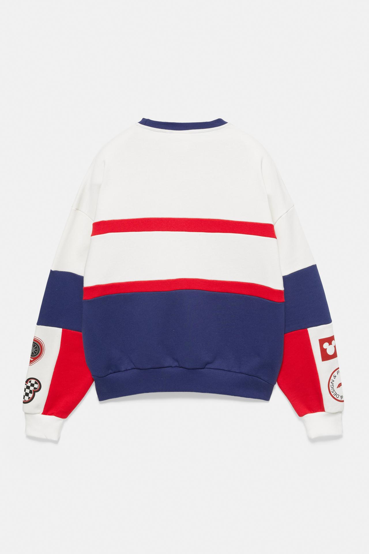Disney x F1 panel sweatshirt — White