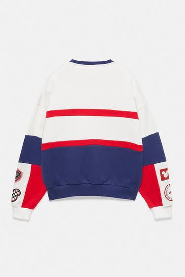 Disney x F1 panel sweatshirt — White 2