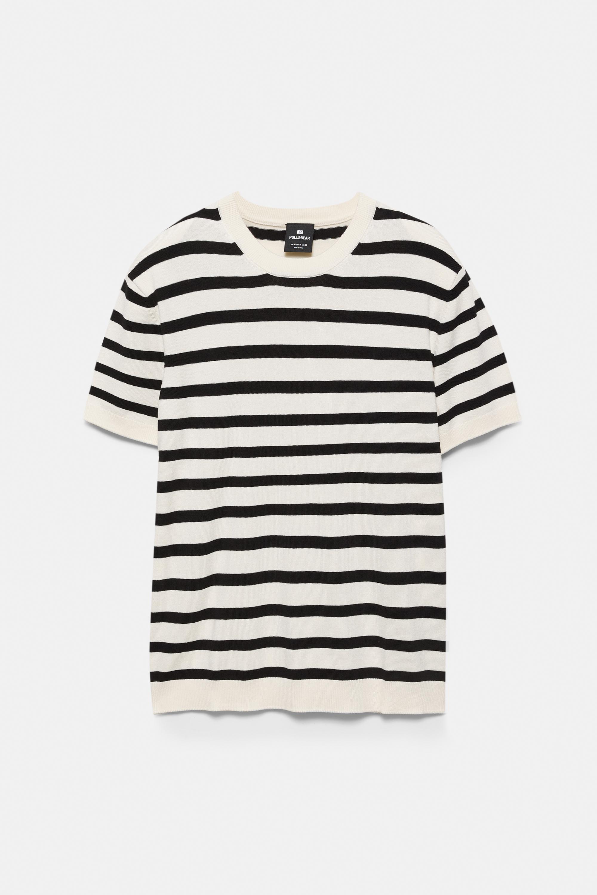 Short sleeve jumper — White/Black