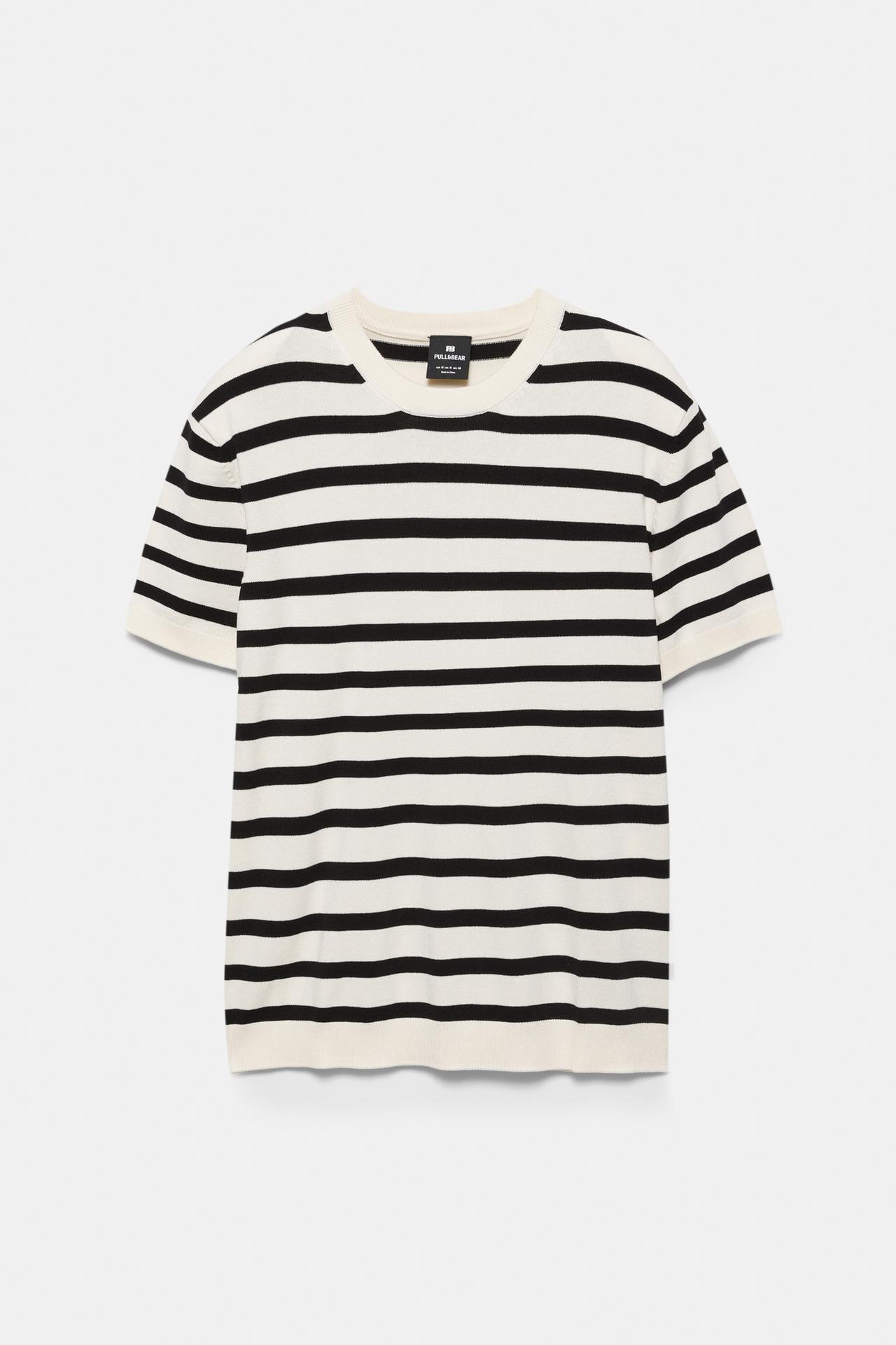 Short sleeve jumper — White/Black