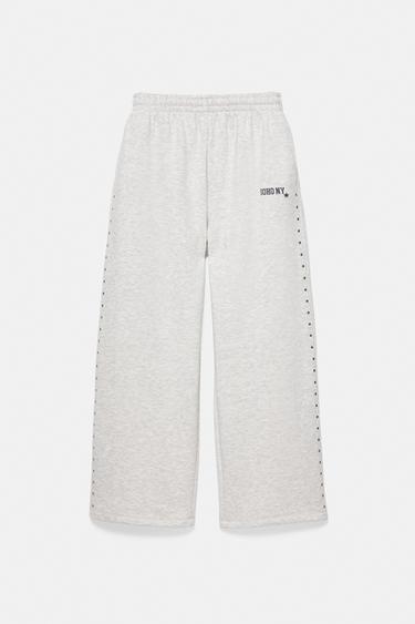 Studded joggers — Grey marl 6