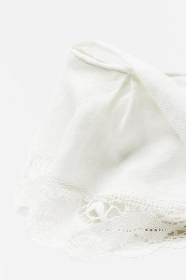 Encaixe de Camariñas x Pull&Bear 100% linen bag — Off white 8