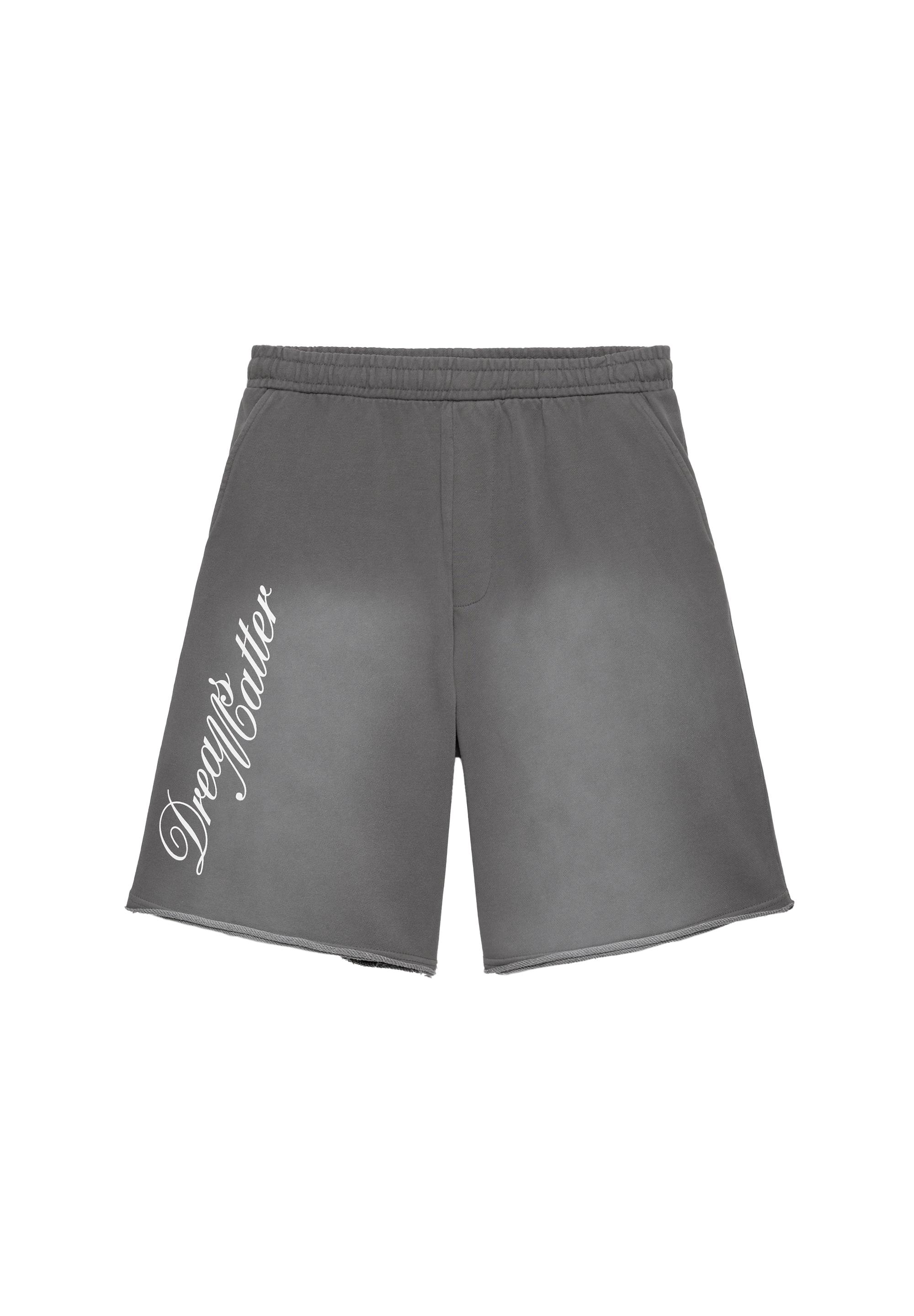 Graphic skater Bermuda sweatshorts — Grey