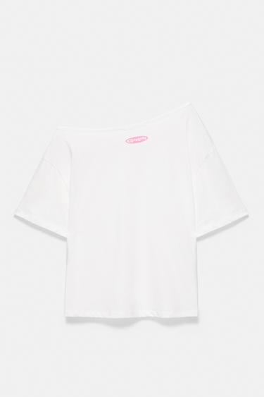 Clueless asymmetric T-shirt — White 8