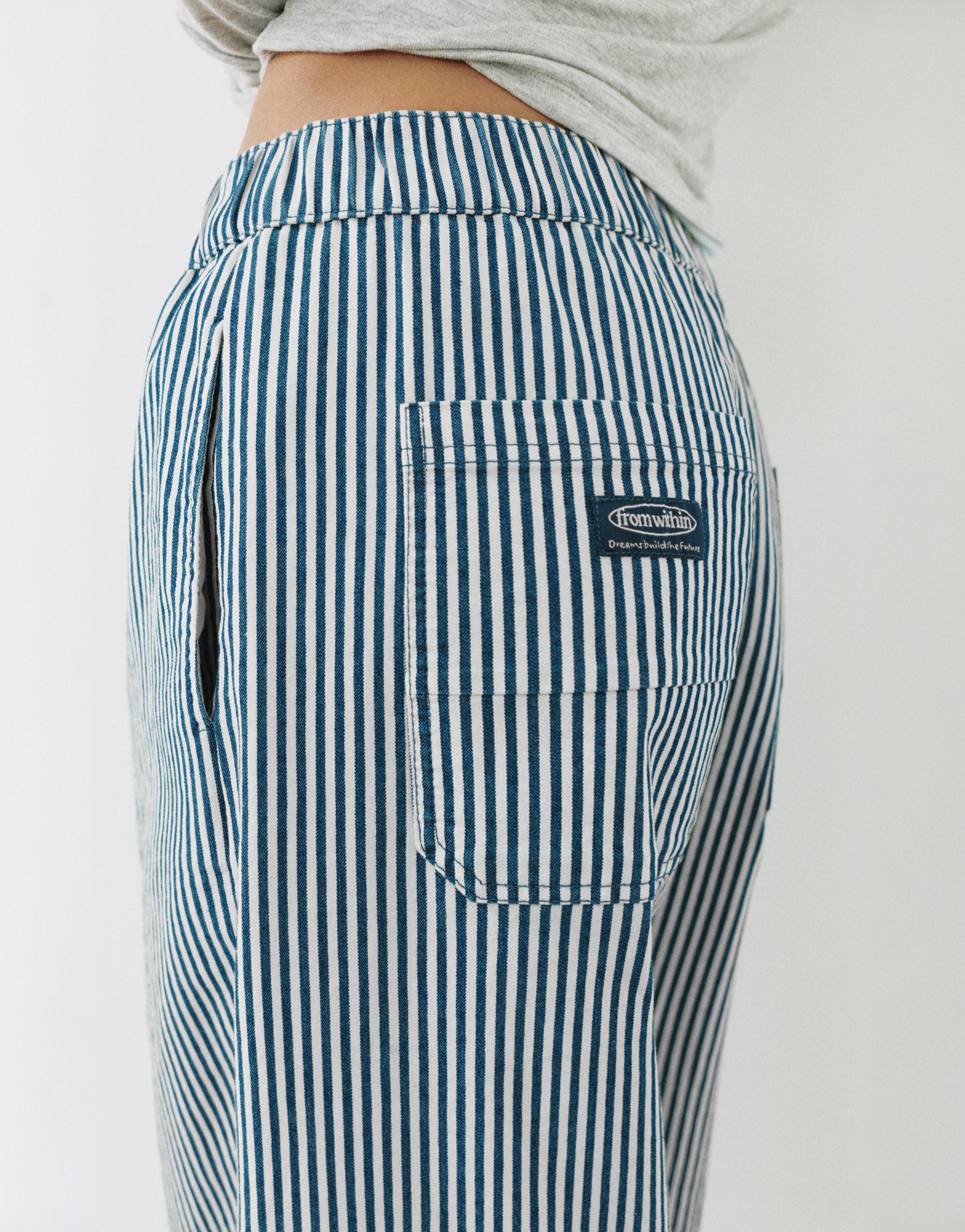 Barrel trousers — Navy