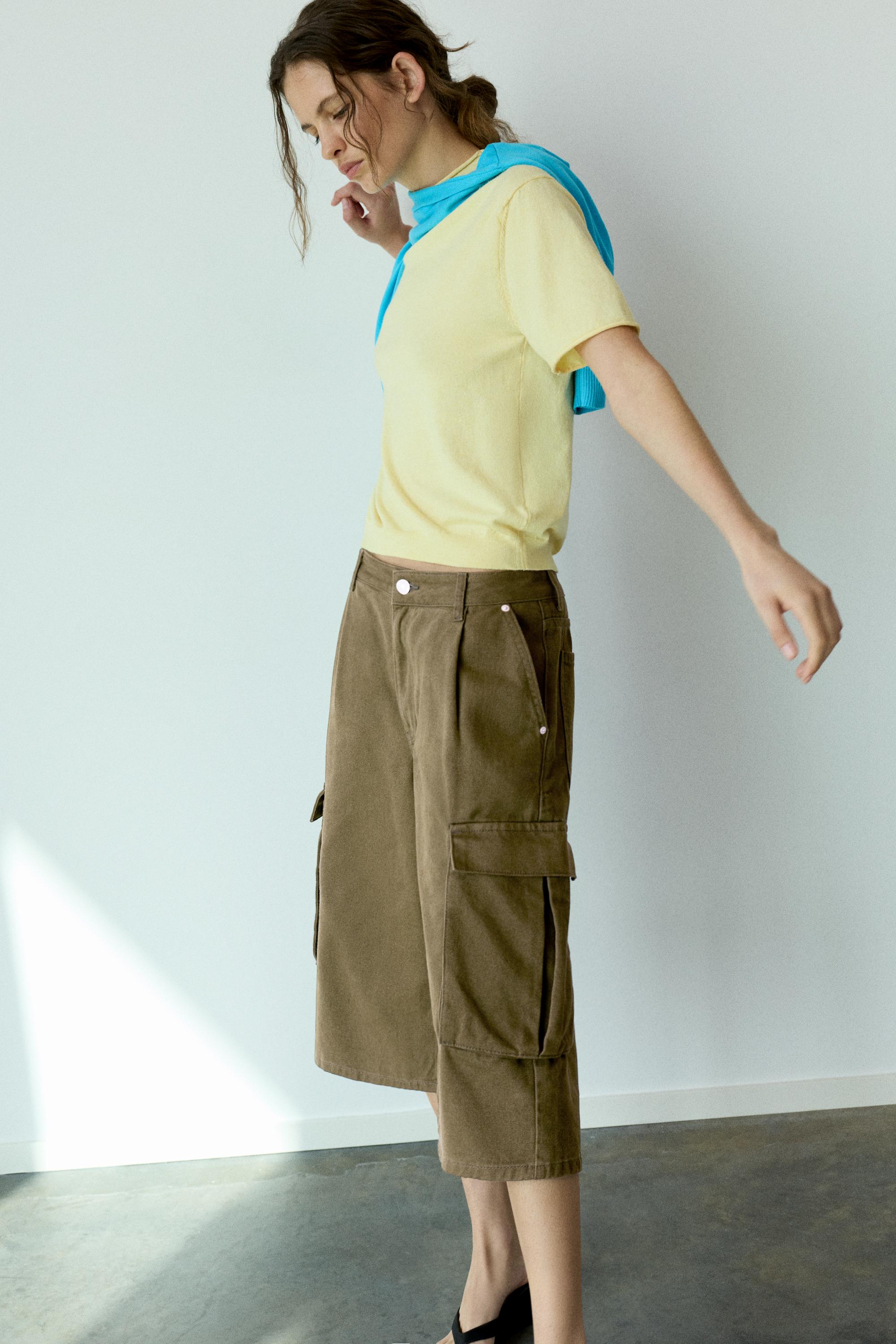 Longline cargo Bermuda shorts — Khaki