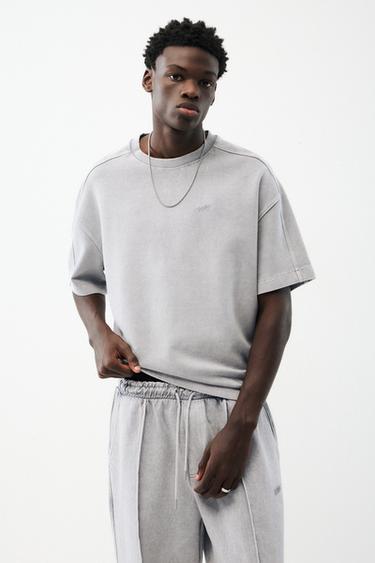 Short sleeve STWD sweatshirt — Anthracite grey 1