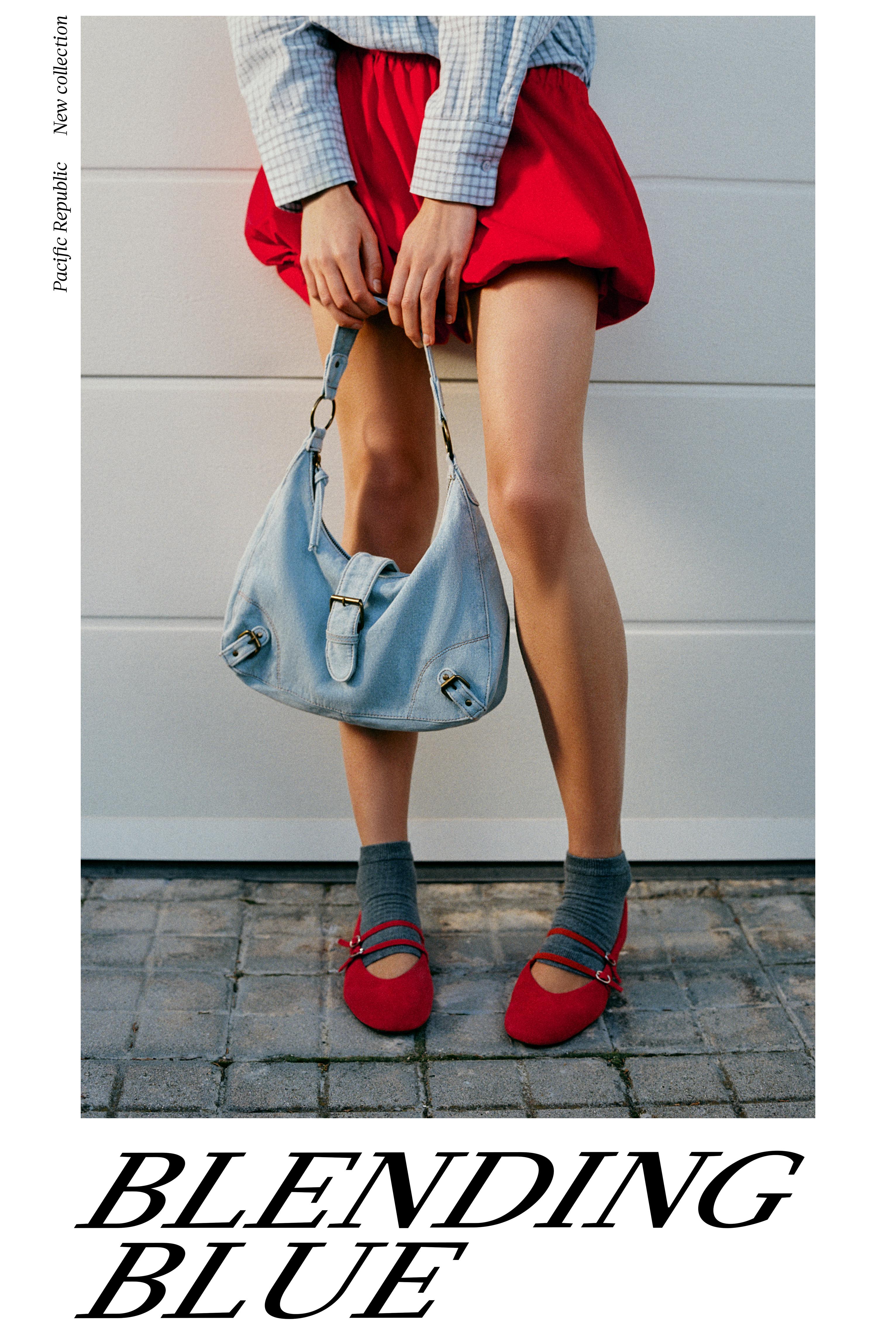 Kot tokalı omuz çantası - Görsel 11