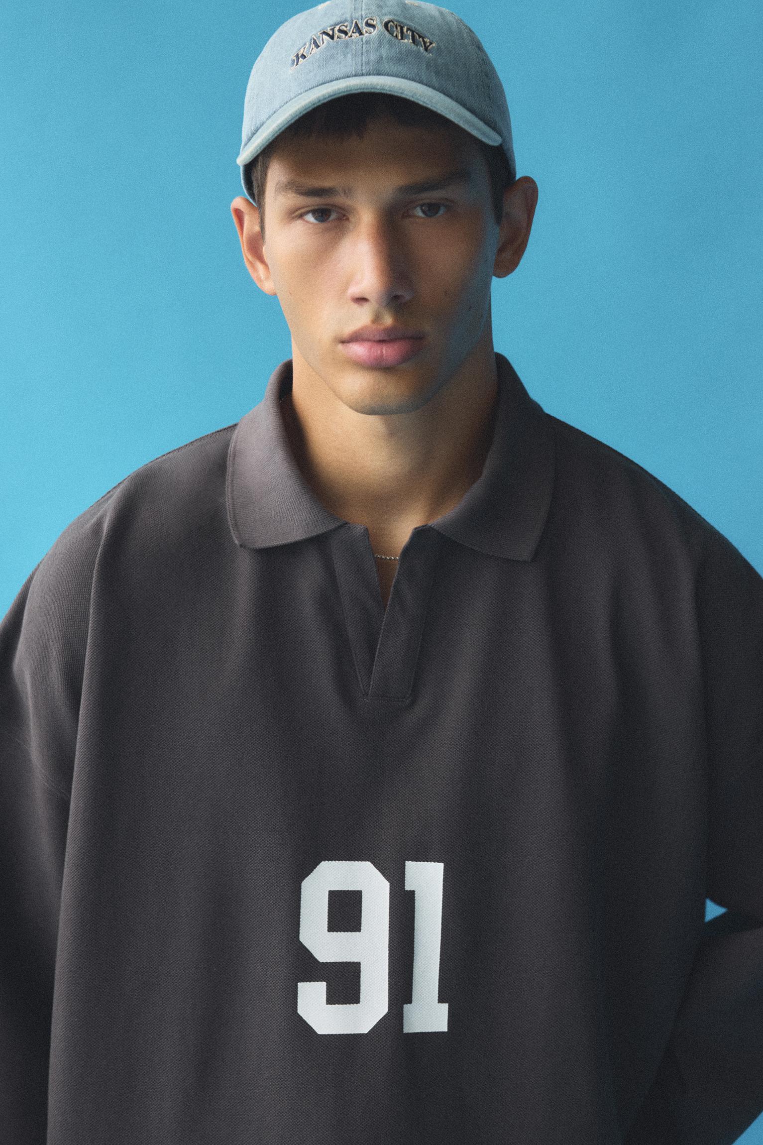 Pull & bear polo shirt best sale