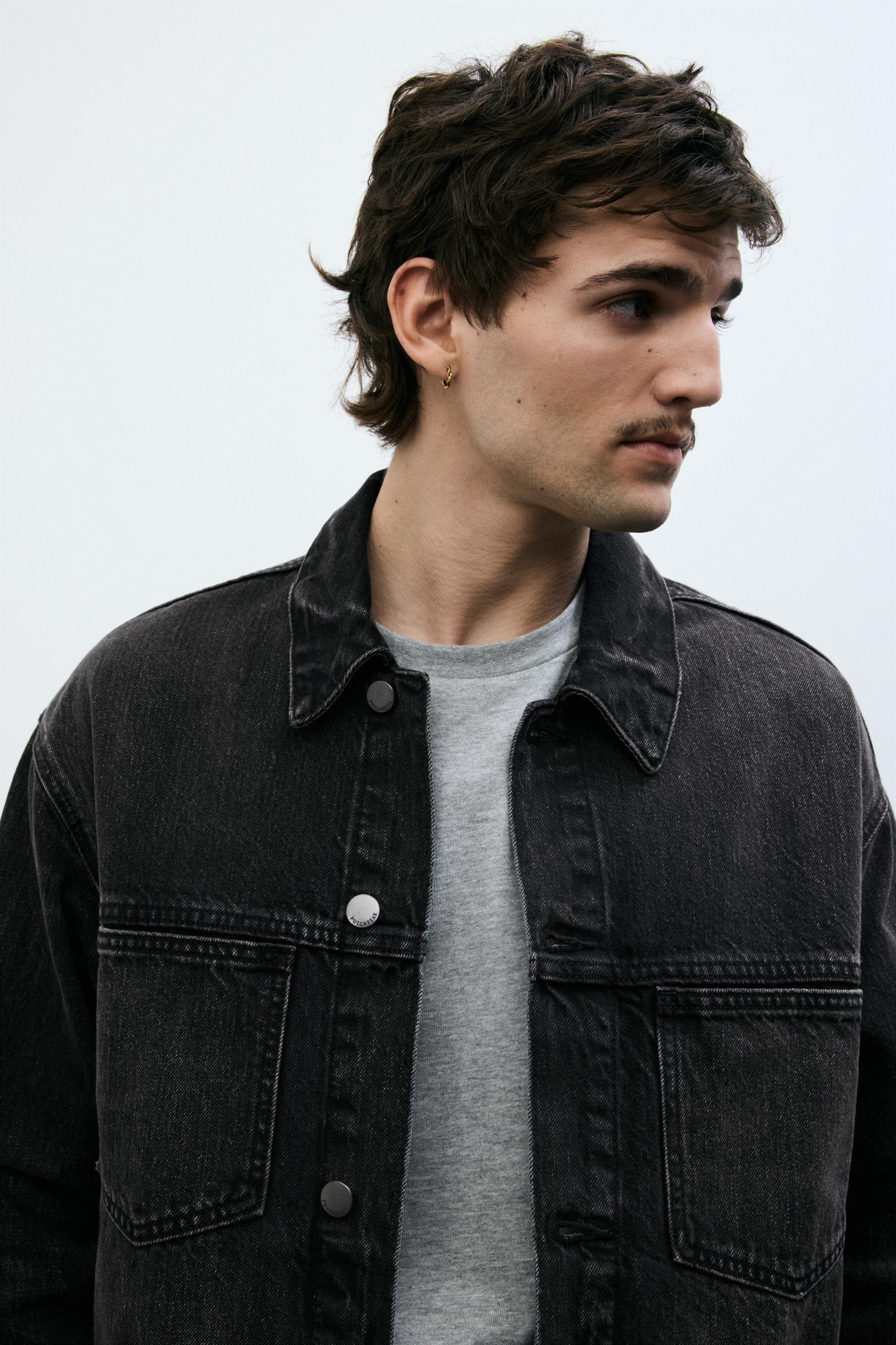 Trucker denim ceket - Görsel 21