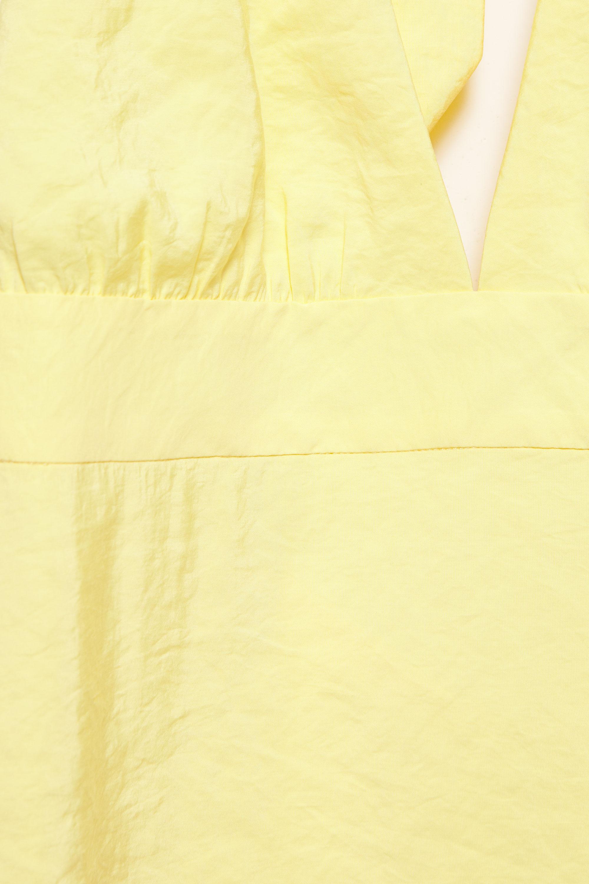 Short halter dress — Yellow