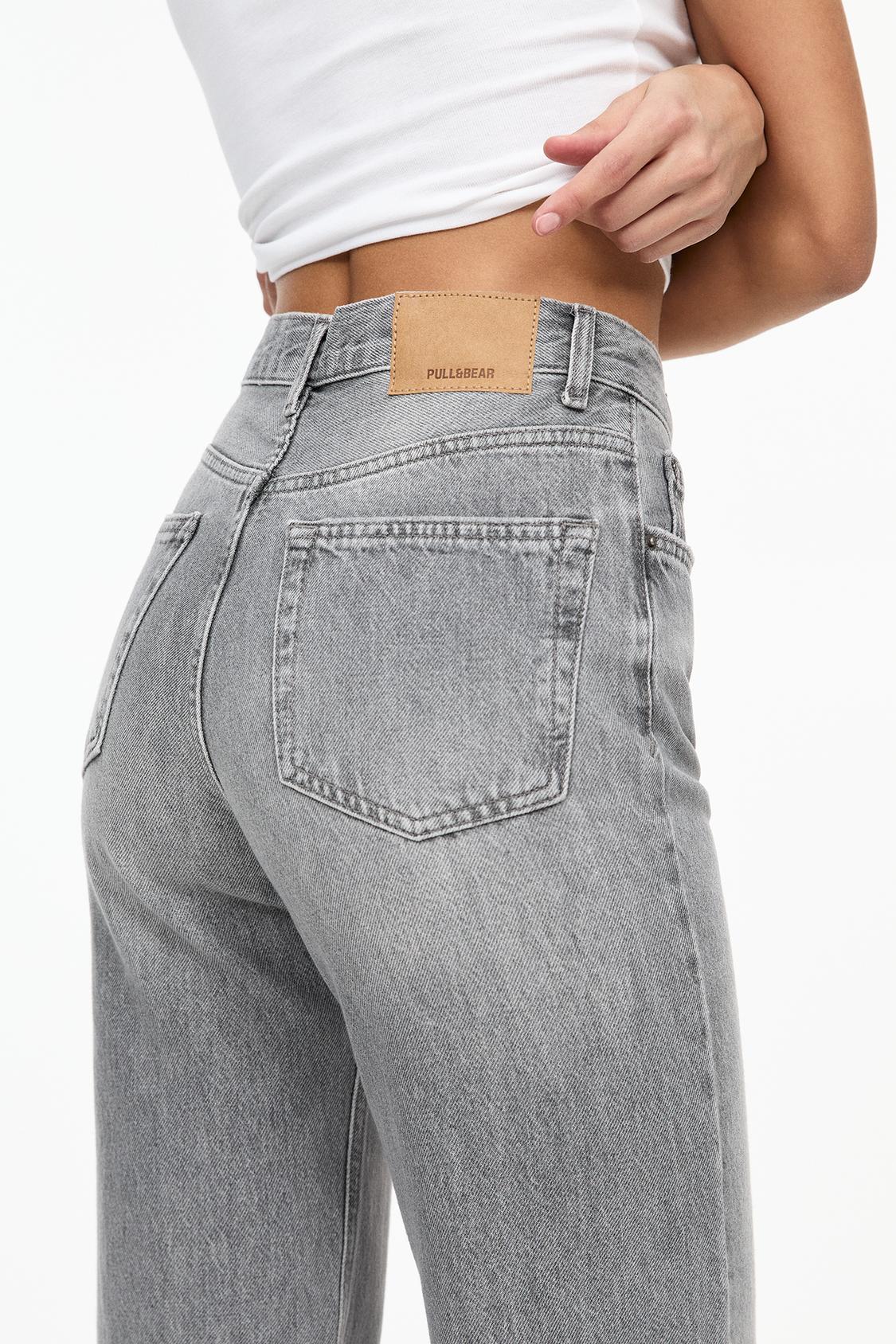 Sweat Guide Taille Pull And Bear Femme Jean Droit Taille Haute