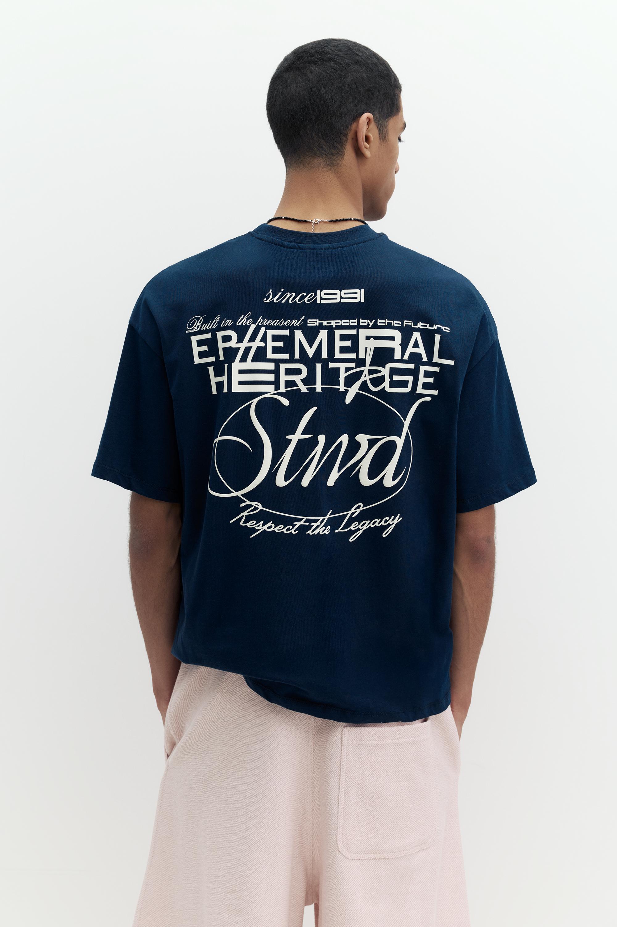 Mavi STWD grafik tişört - Görsel 10