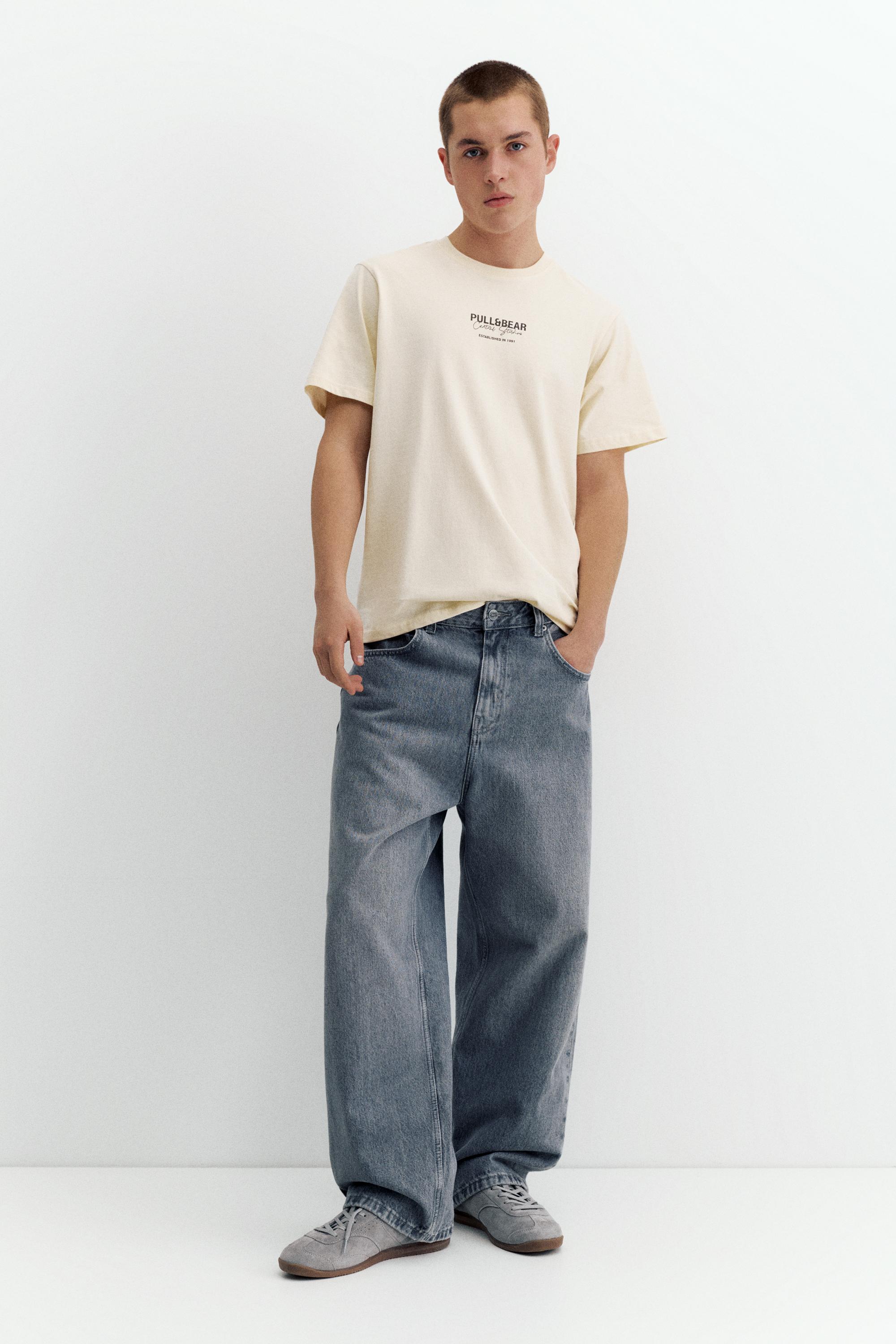 Embroidered logo T-shirt — Off white