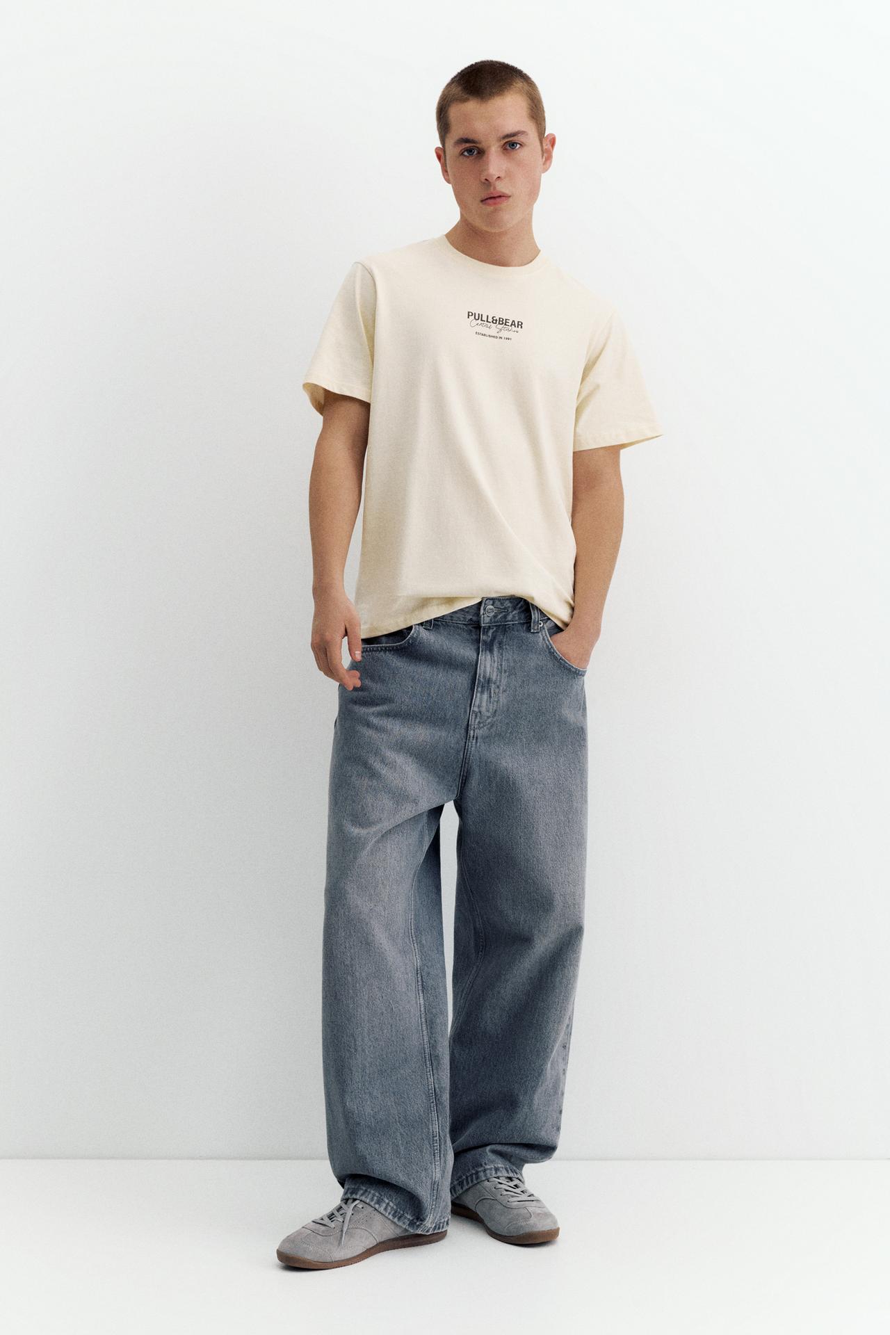 Embroidered logo T-shirt — Off white