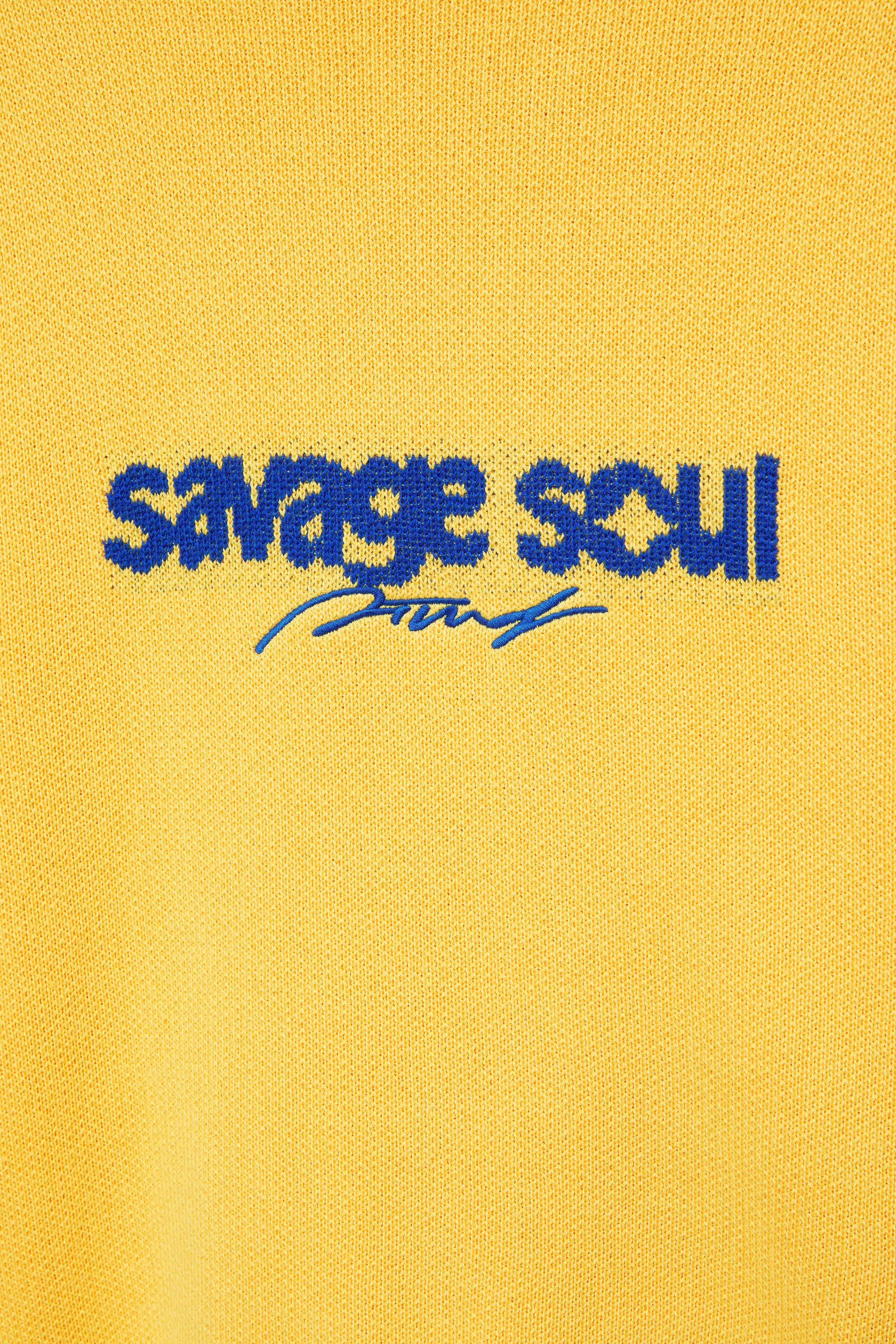 STWD graphic jumper — Yellow