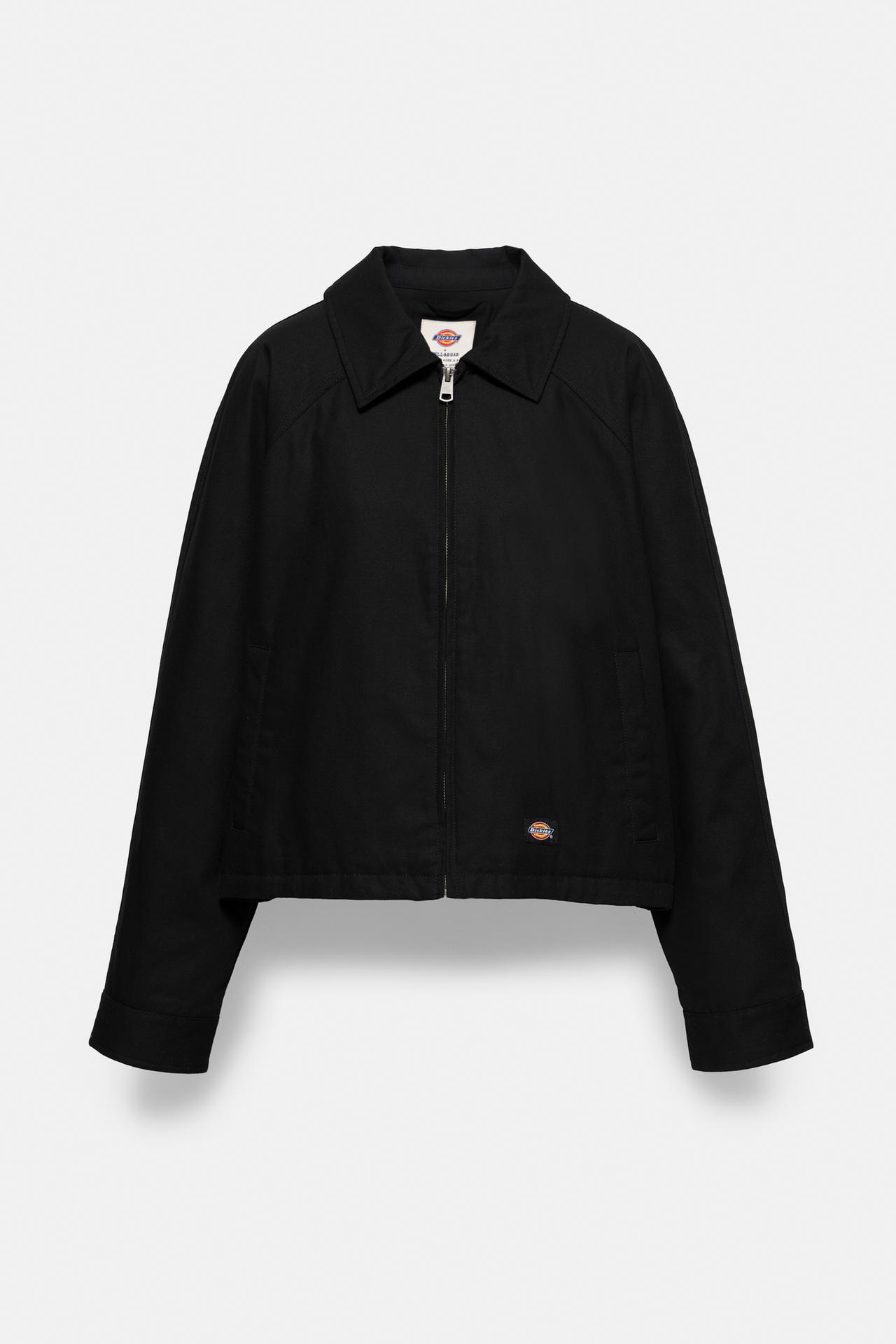 Dickies zip-up jacket — Black