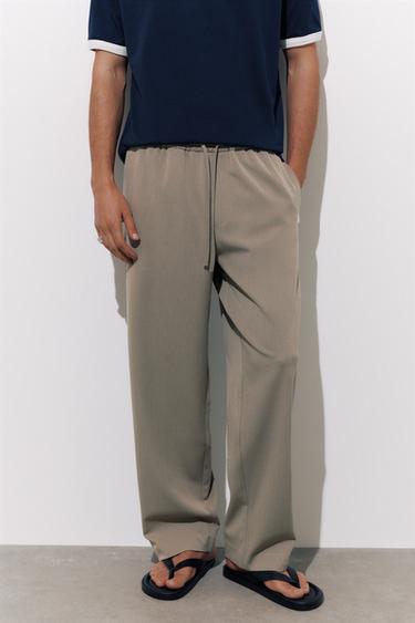 Tailored fit joggers — Taupe 4