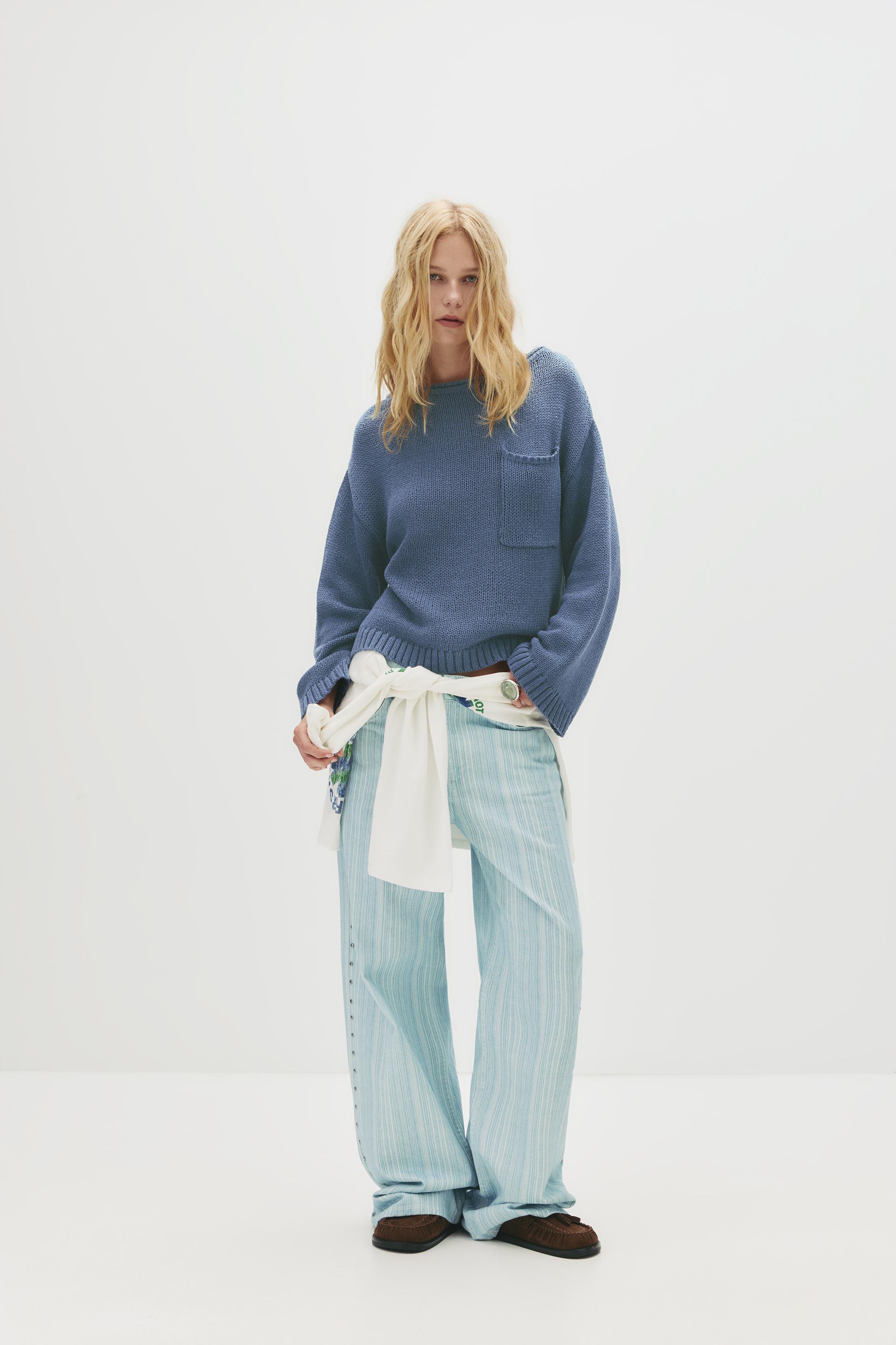 Cardigan Jersey Pull&bear Mujer Pull Bear Blouse Women's Size